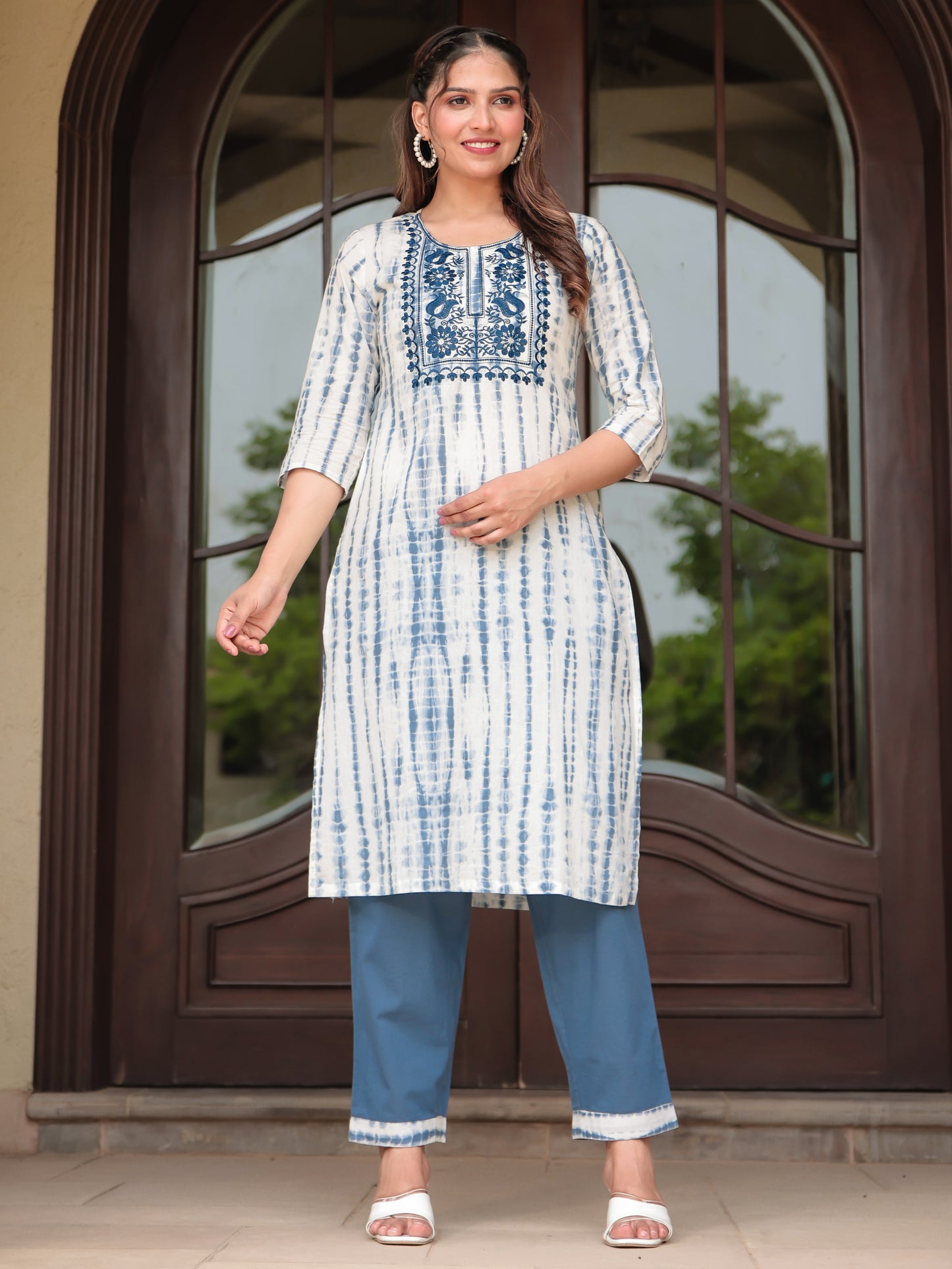 Soft Cotton Tie-Dye Kurta