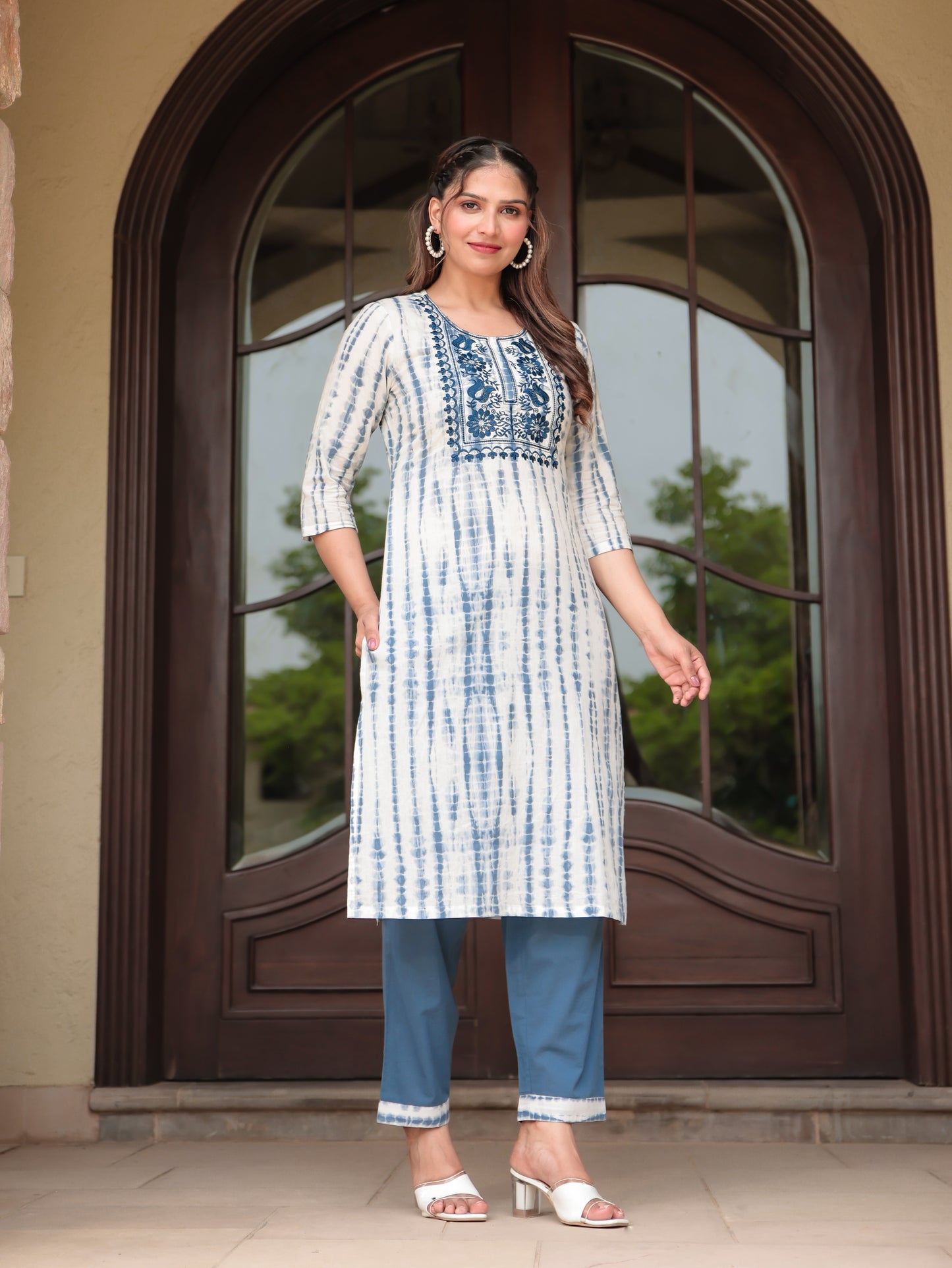 Soft Cotton Tie-Dye Kurta