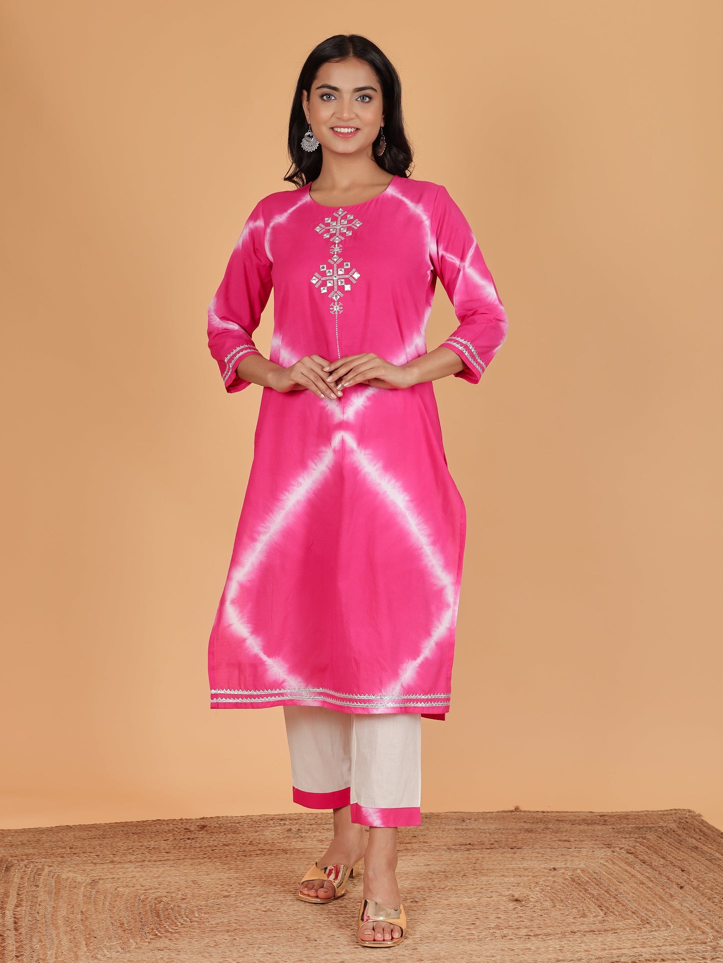 Soft Cotton Tie-Dye Kurta