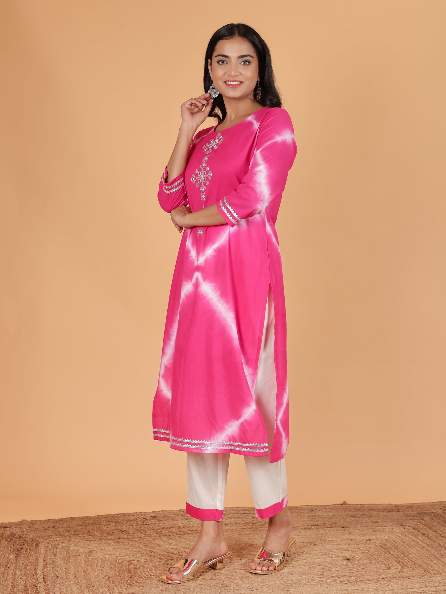 Soft Cotton Tie-Dye Kurta