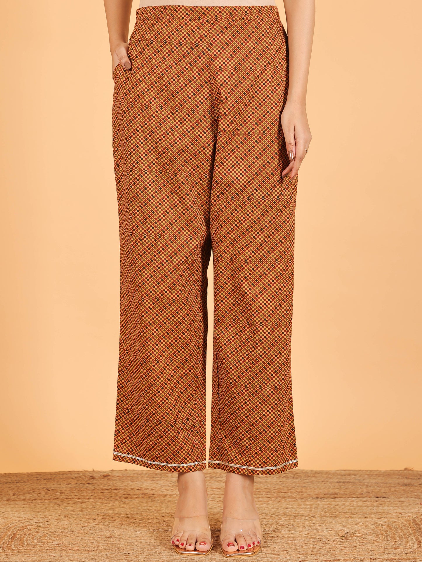 Soft Cotton Striped Pant