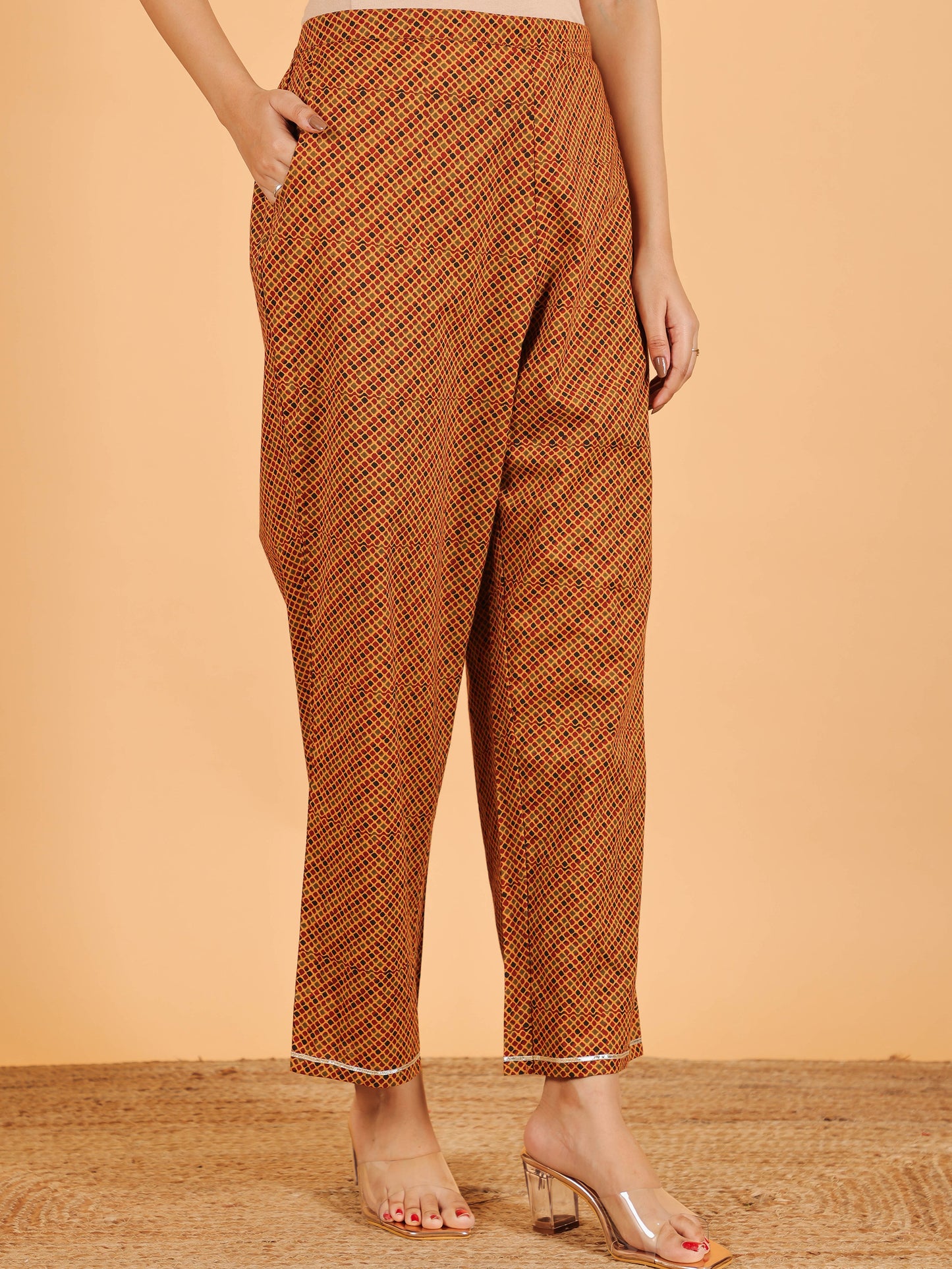 Soft Cotton Striped Pant