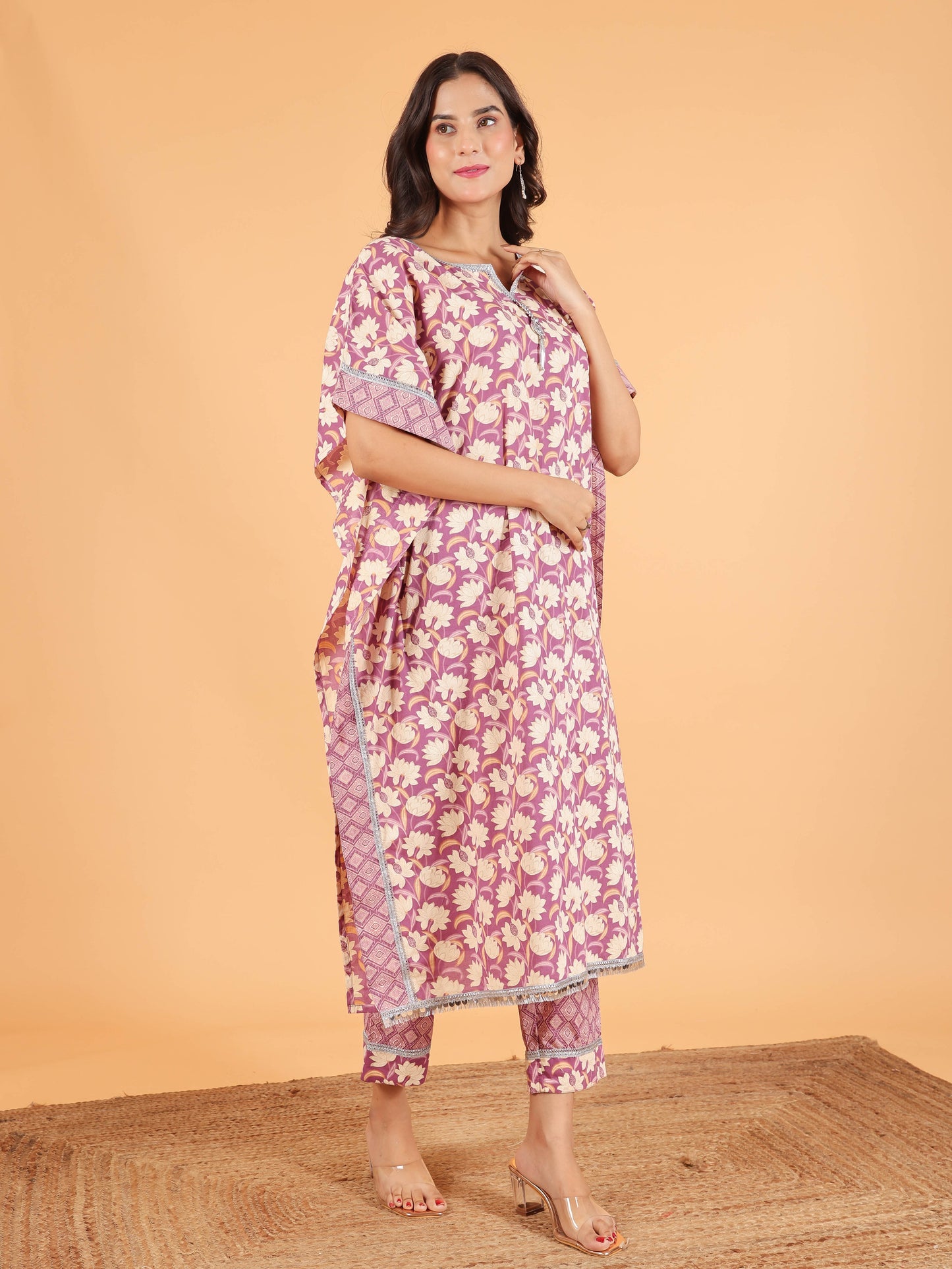 Soft Cotton Floral Kurta