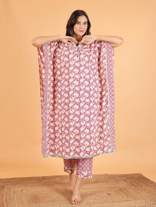 Soft Cotton Floral Kurta