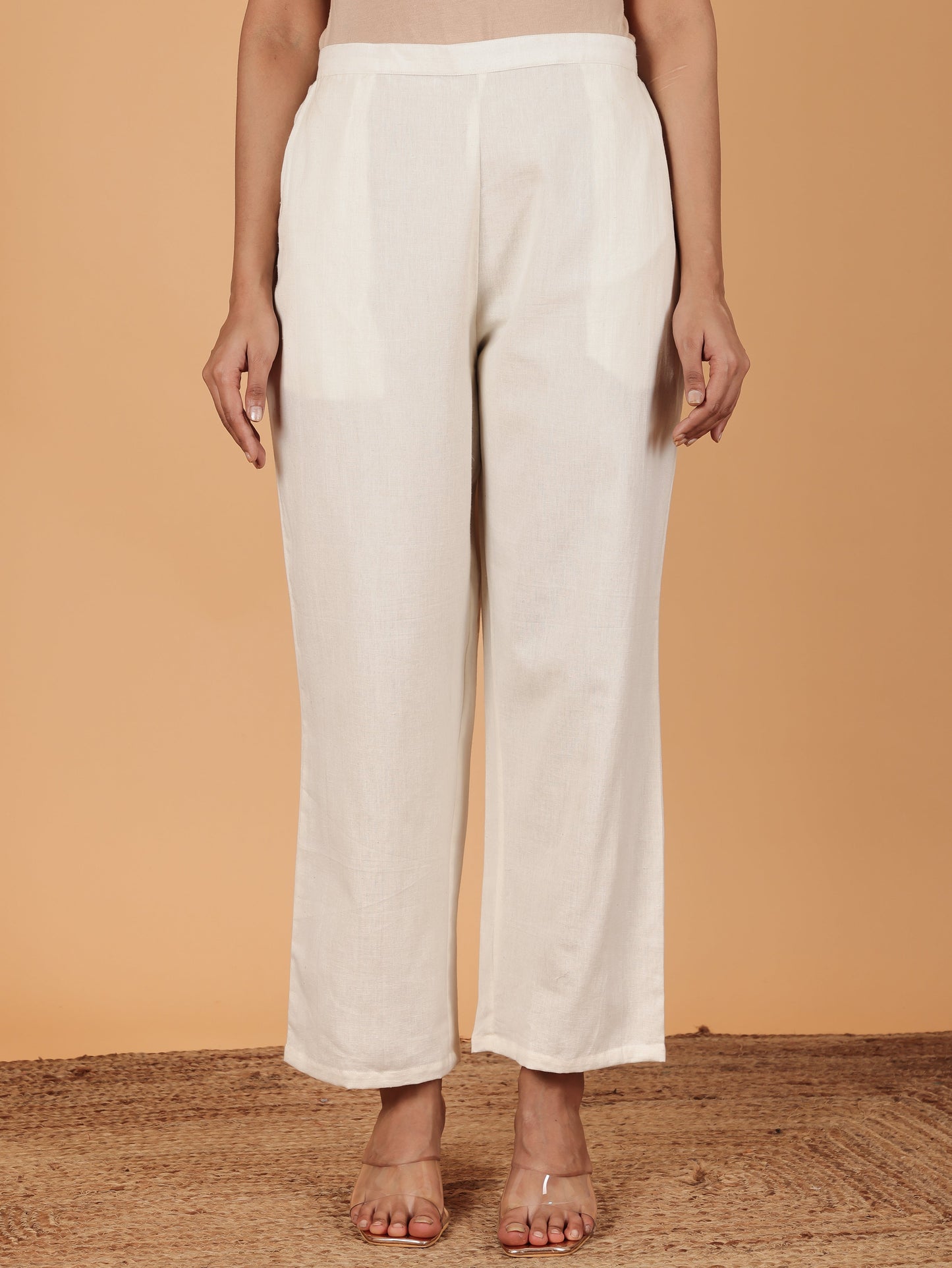 Linen Cotton Solid Pant