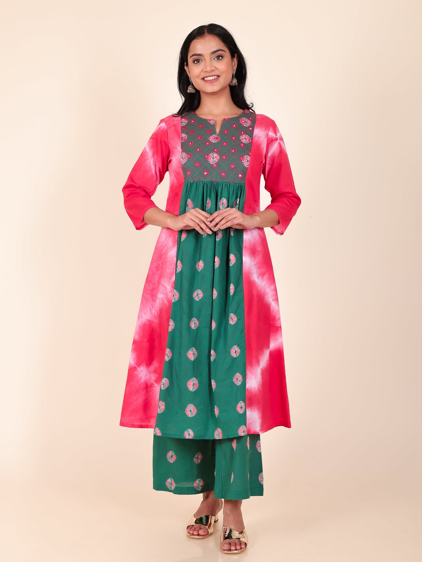 Soft Cotton Tie-Dye Kurta