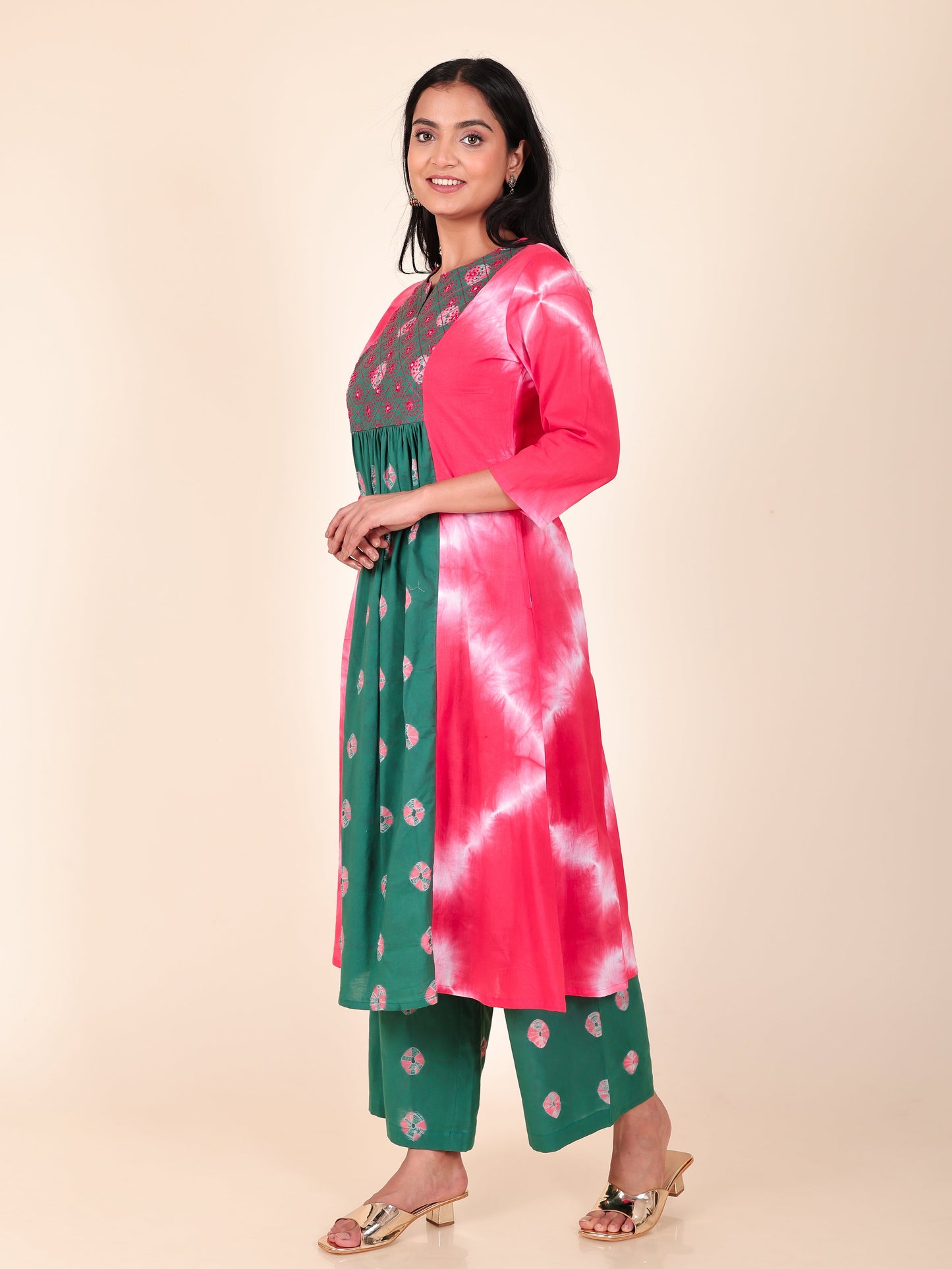 Soft Cotton Tie-Dye Kurta