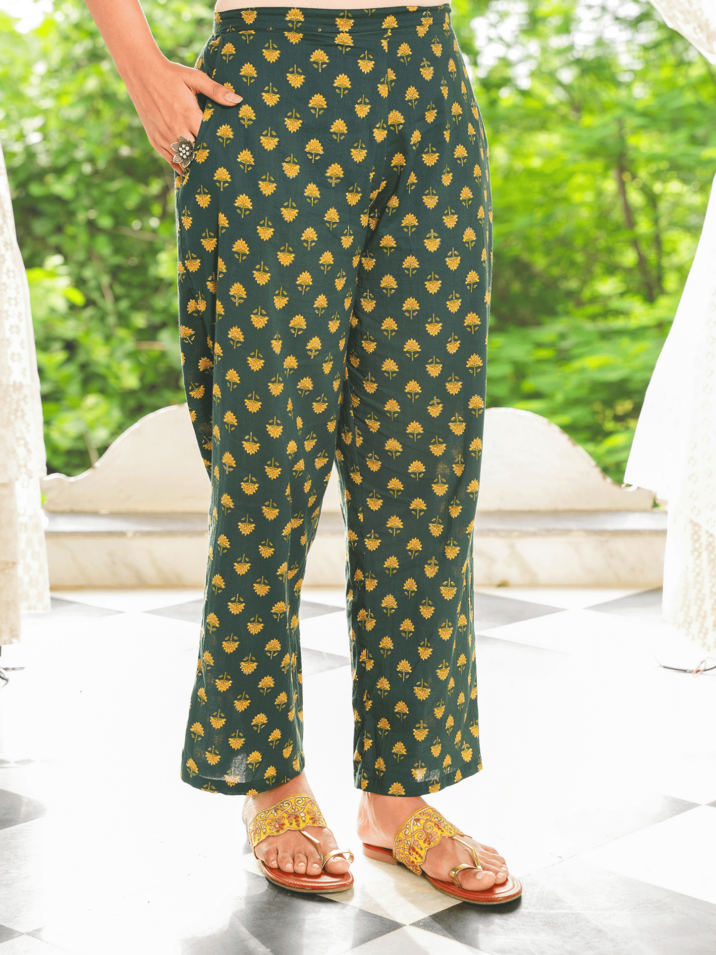 Soft Cotton Floral Pant