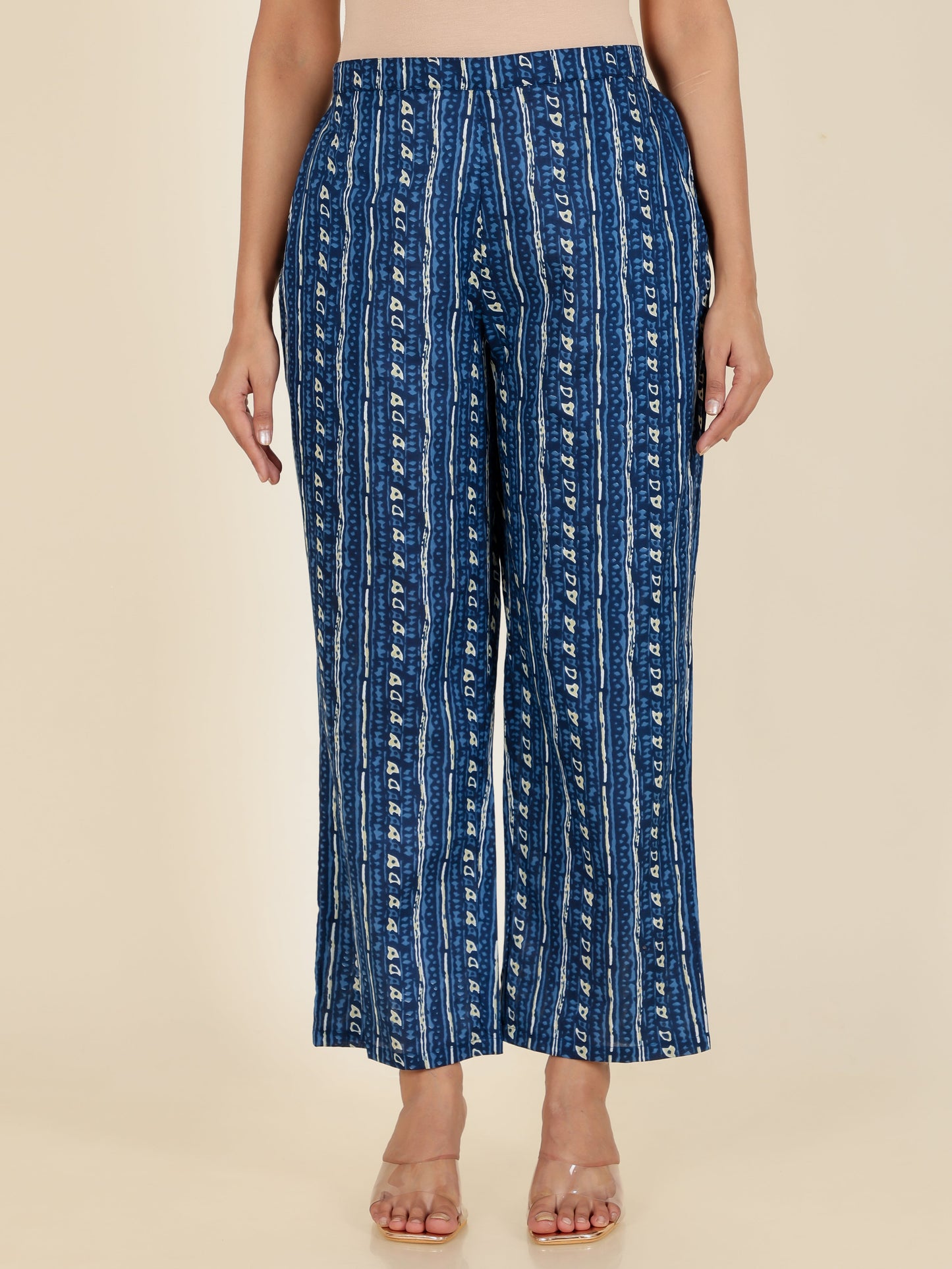 Soft Cotton Striped Pant