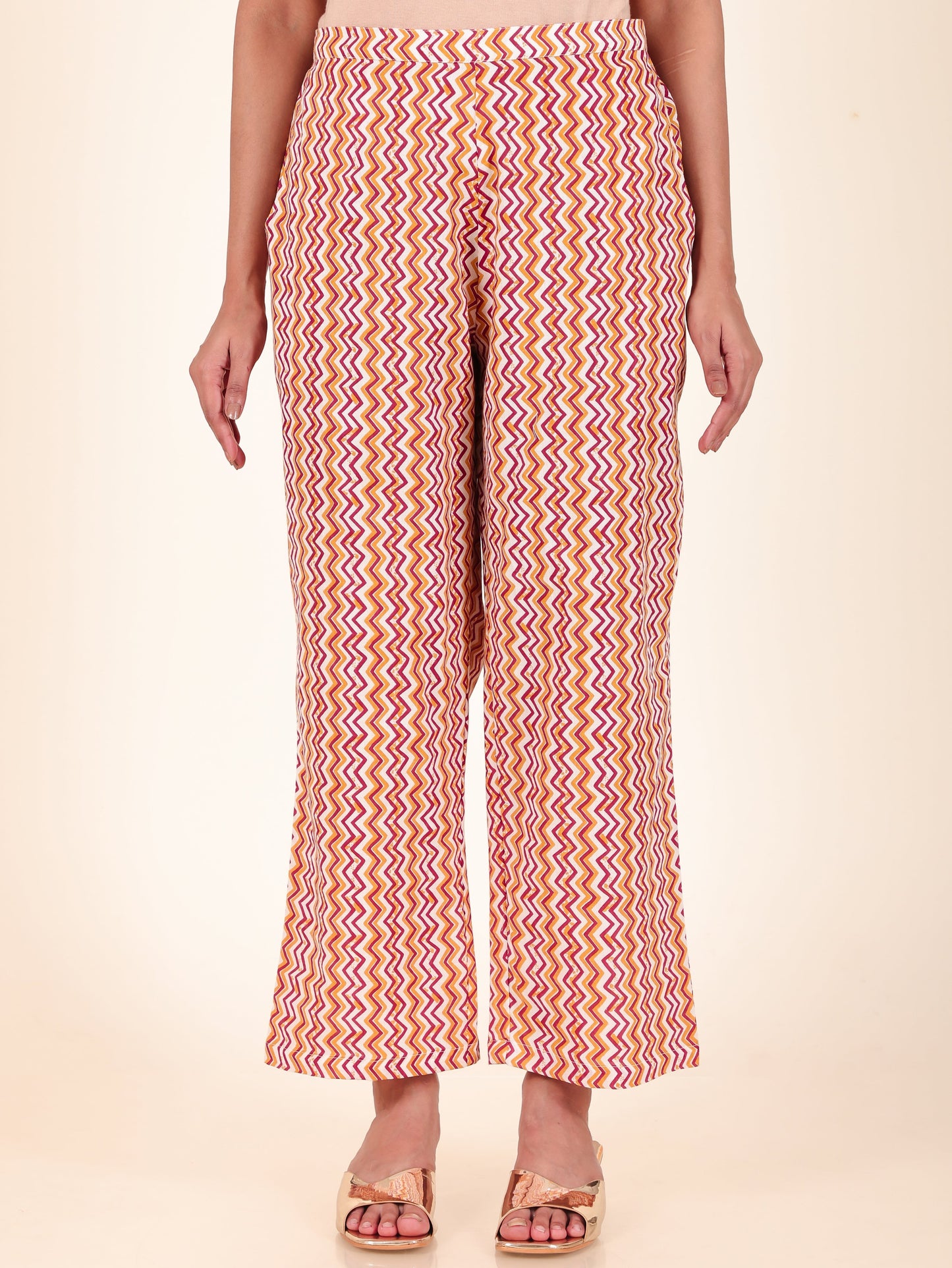 Soft Cotton Floral Panelled Multicolor Kurta
