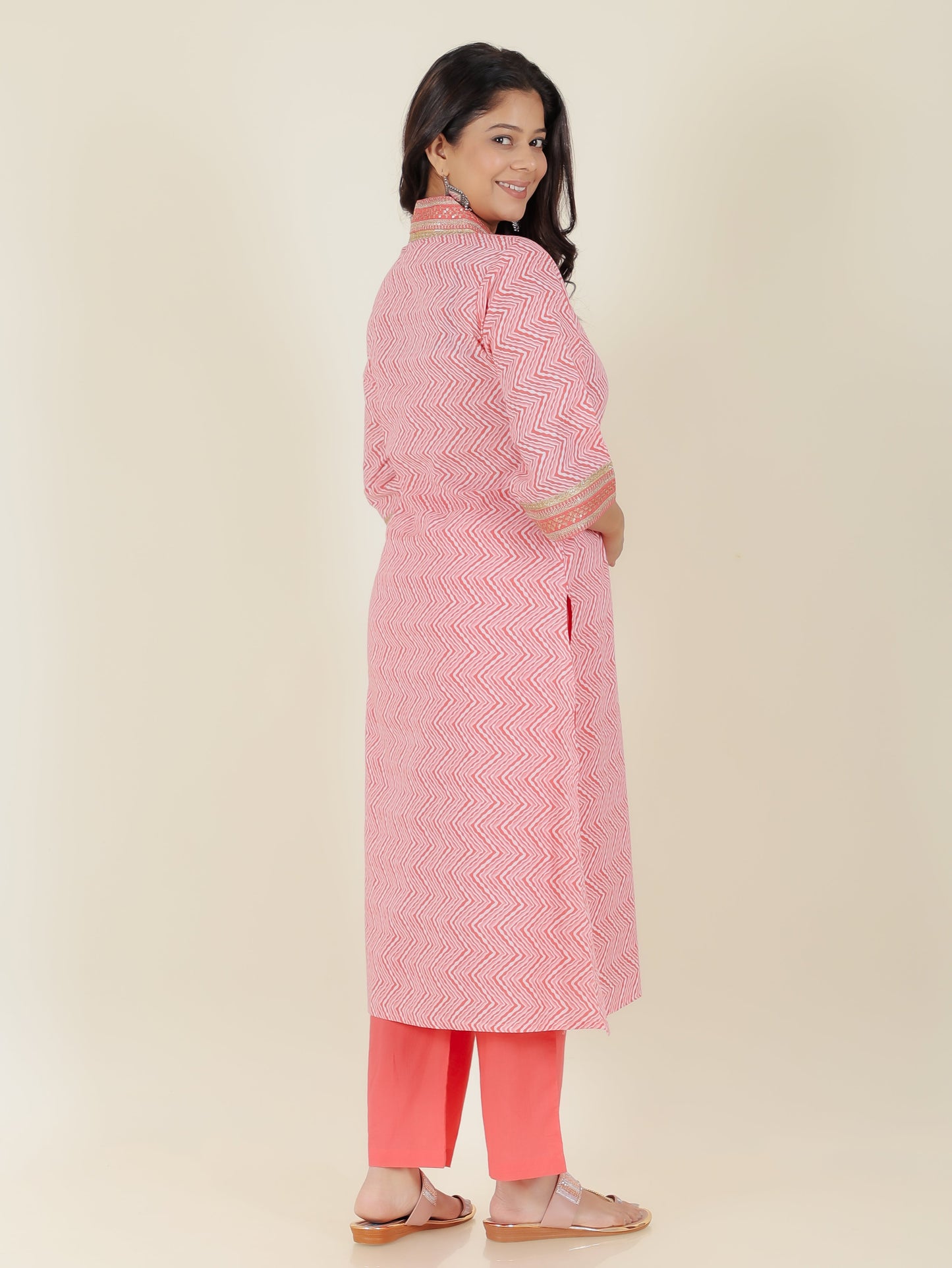 Soft Cotton Cheveron Kurta