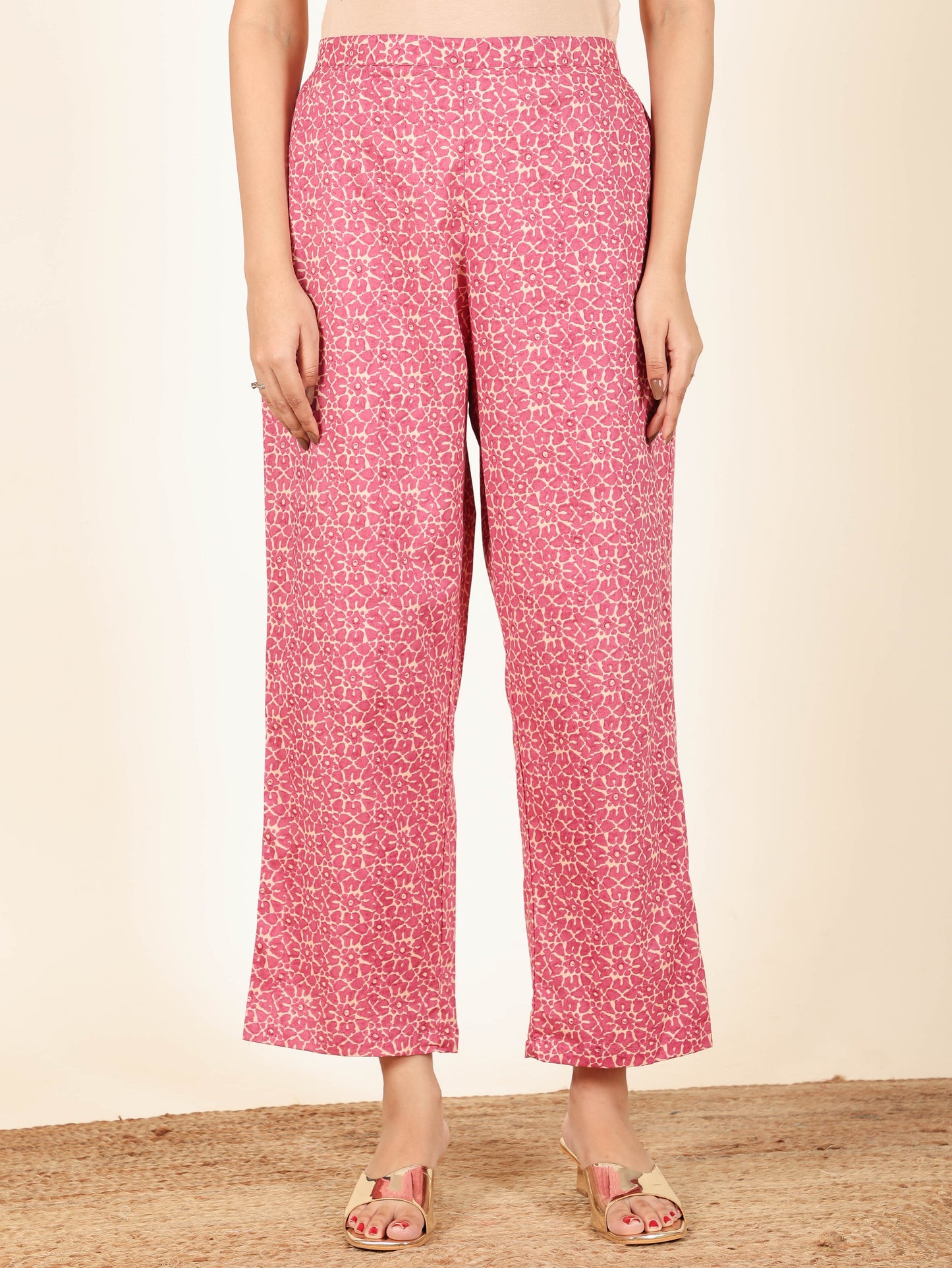 Soft Cotton Abstract Pant