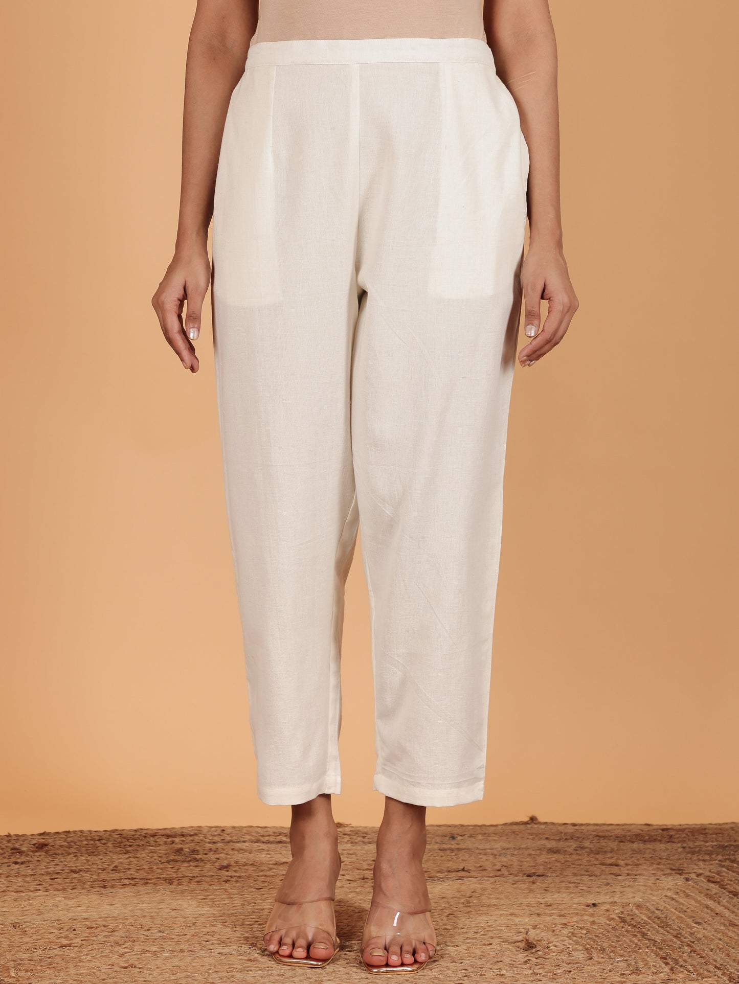 Linen Cotton Solid Pant