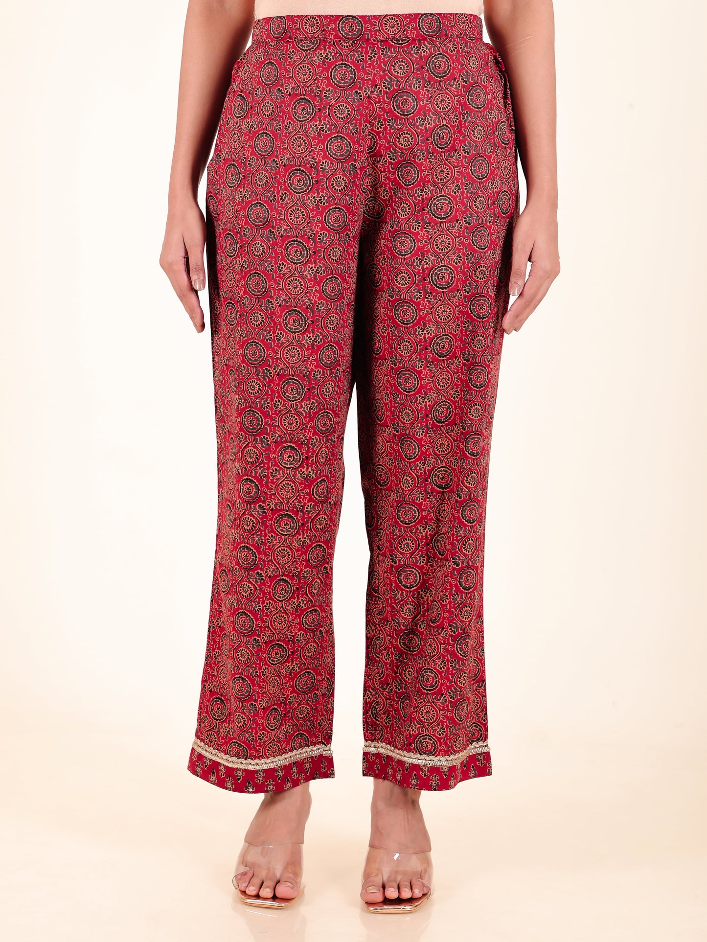 Soft Cotton Ajrakh Pant