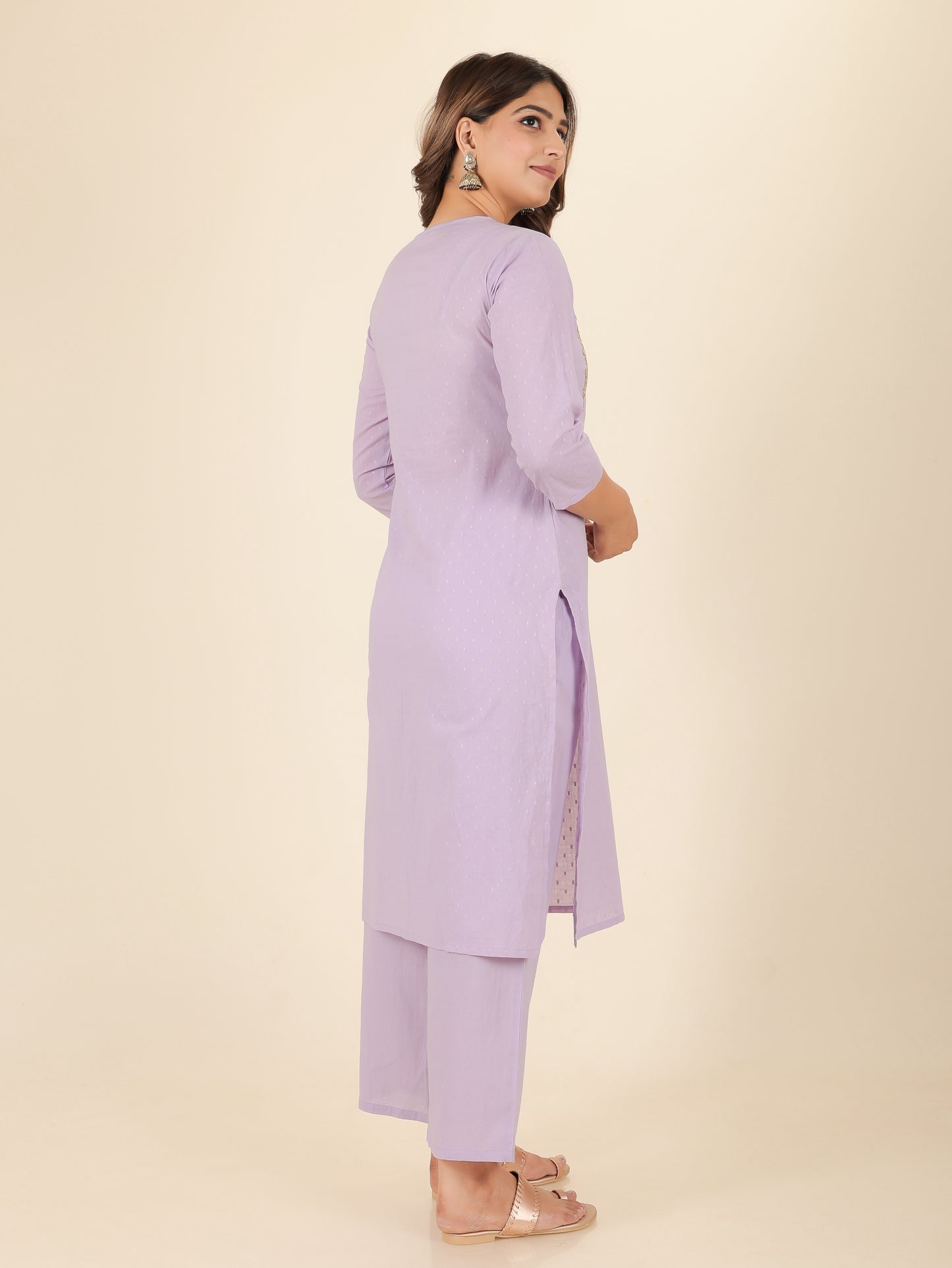 Woven Design Soft Cotton Kurta