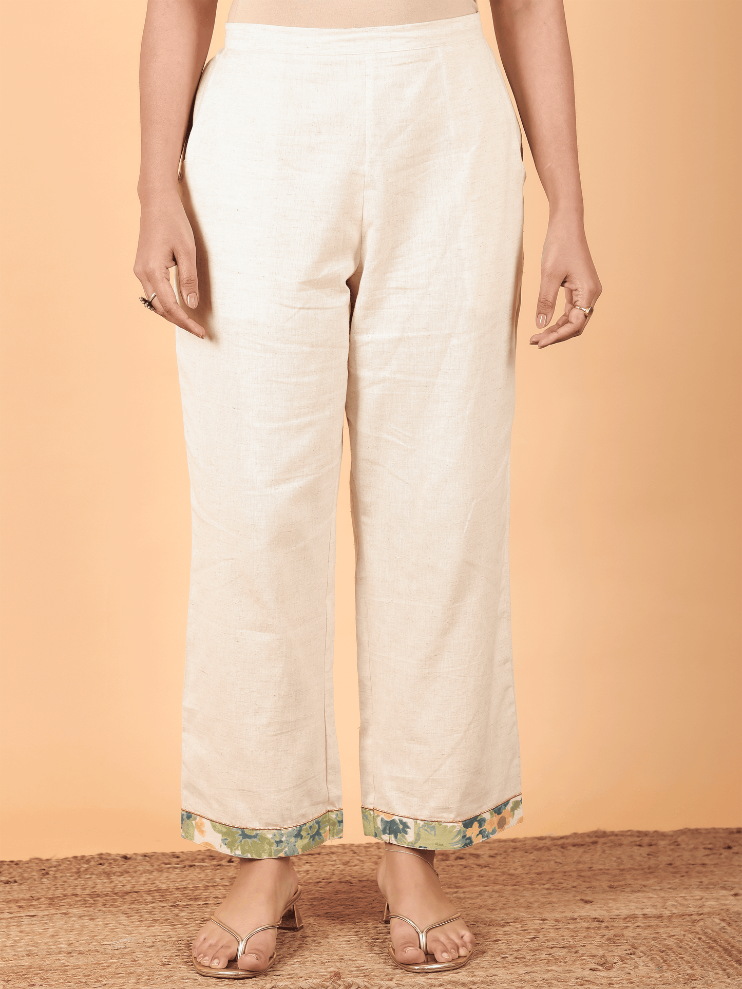 Linen Cotton Solid Pant