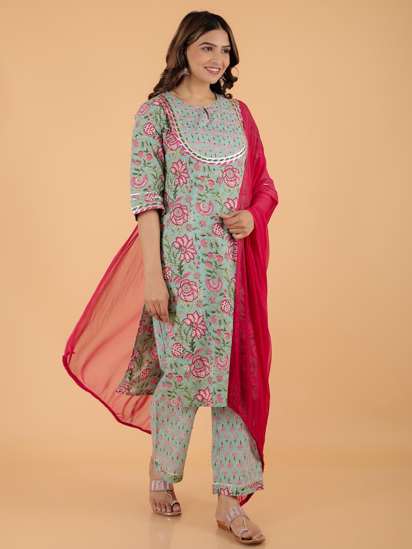 Chiffon Solid Maroon Dupatta