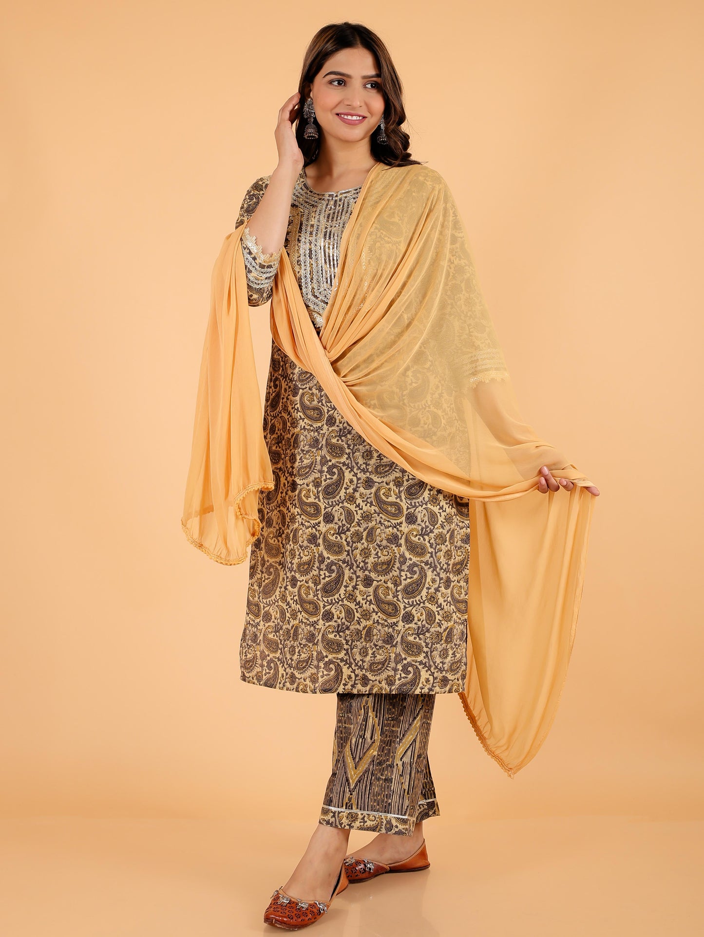 Soft Cotton Paisley Kurta