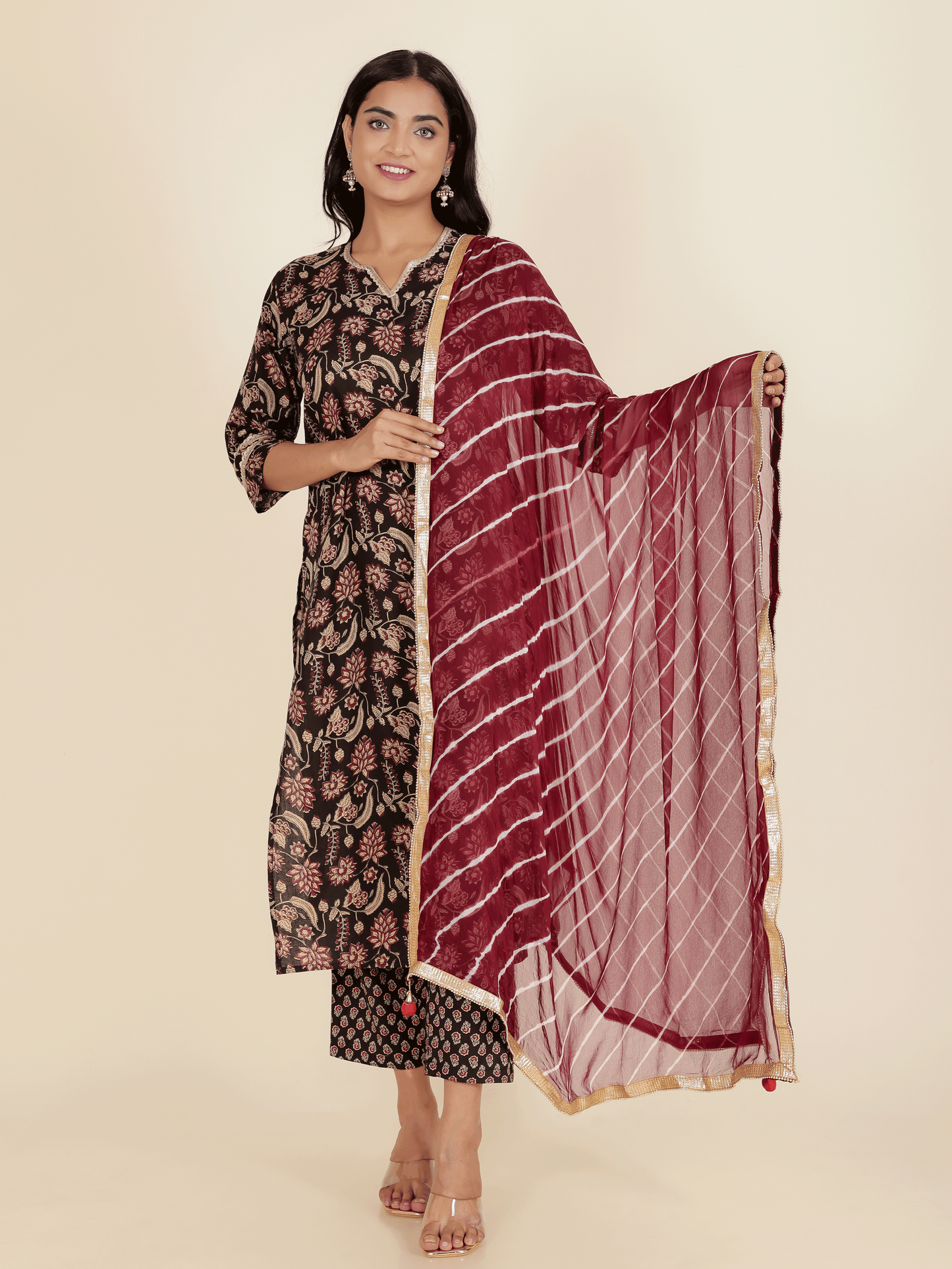 Chiffon Leheriya Dupatta