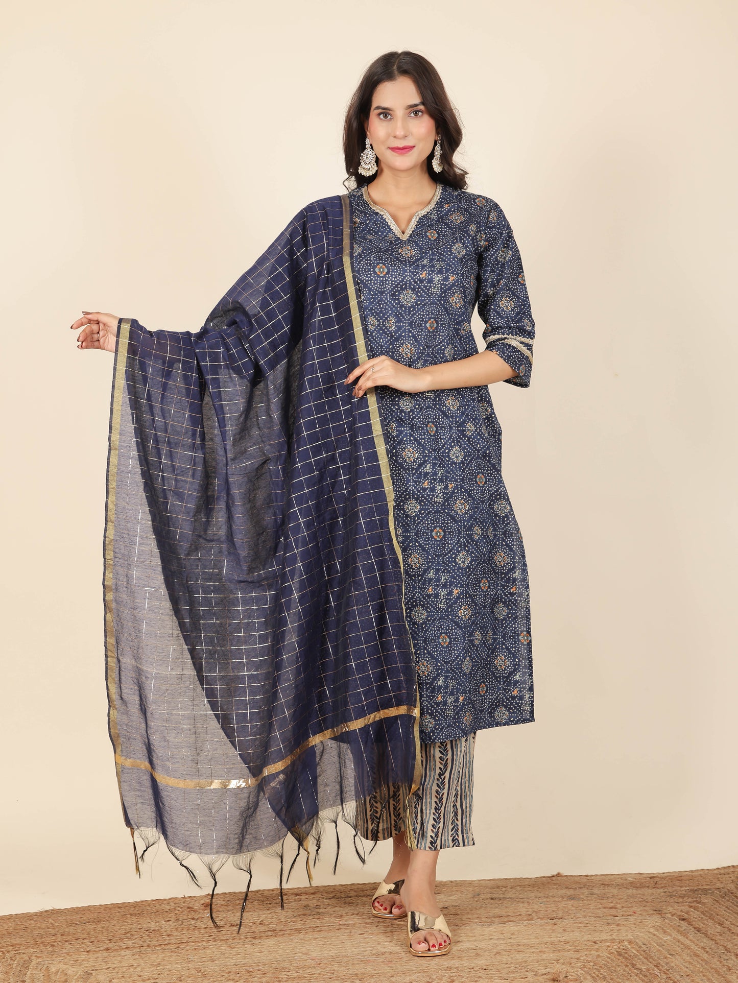 Chanderi Woven Design Dupatta