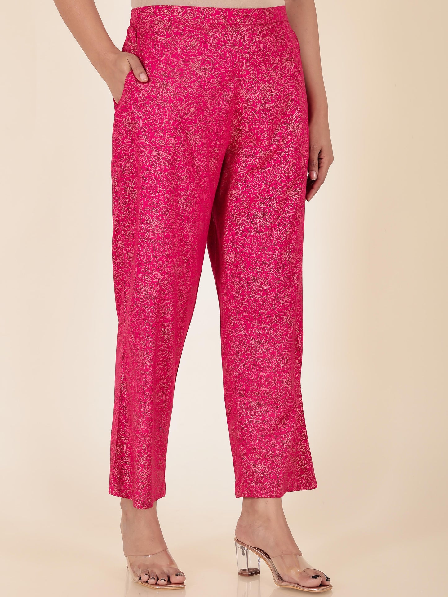 Rayon Gold foil Pant