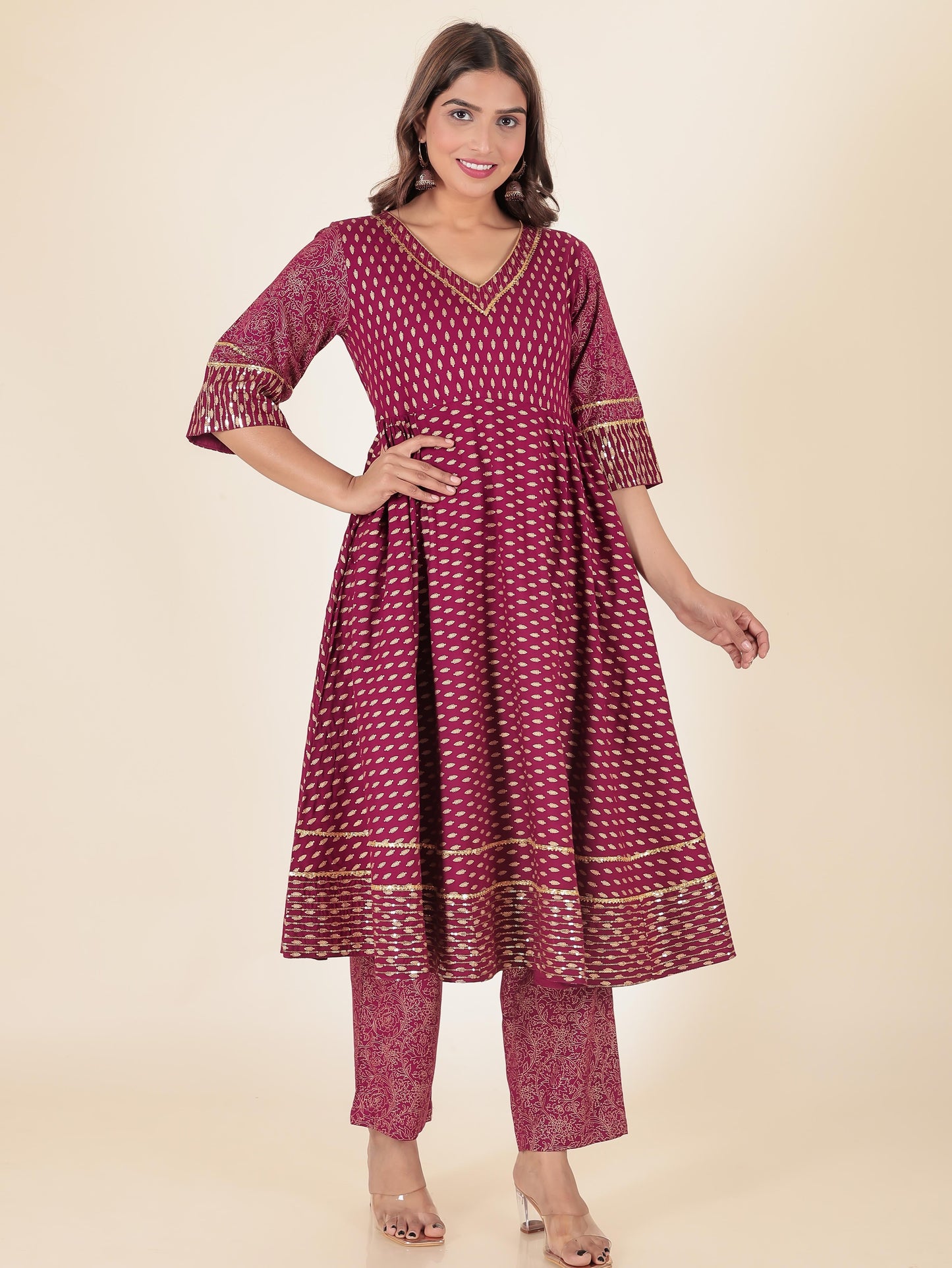 Rayon Block Kurta