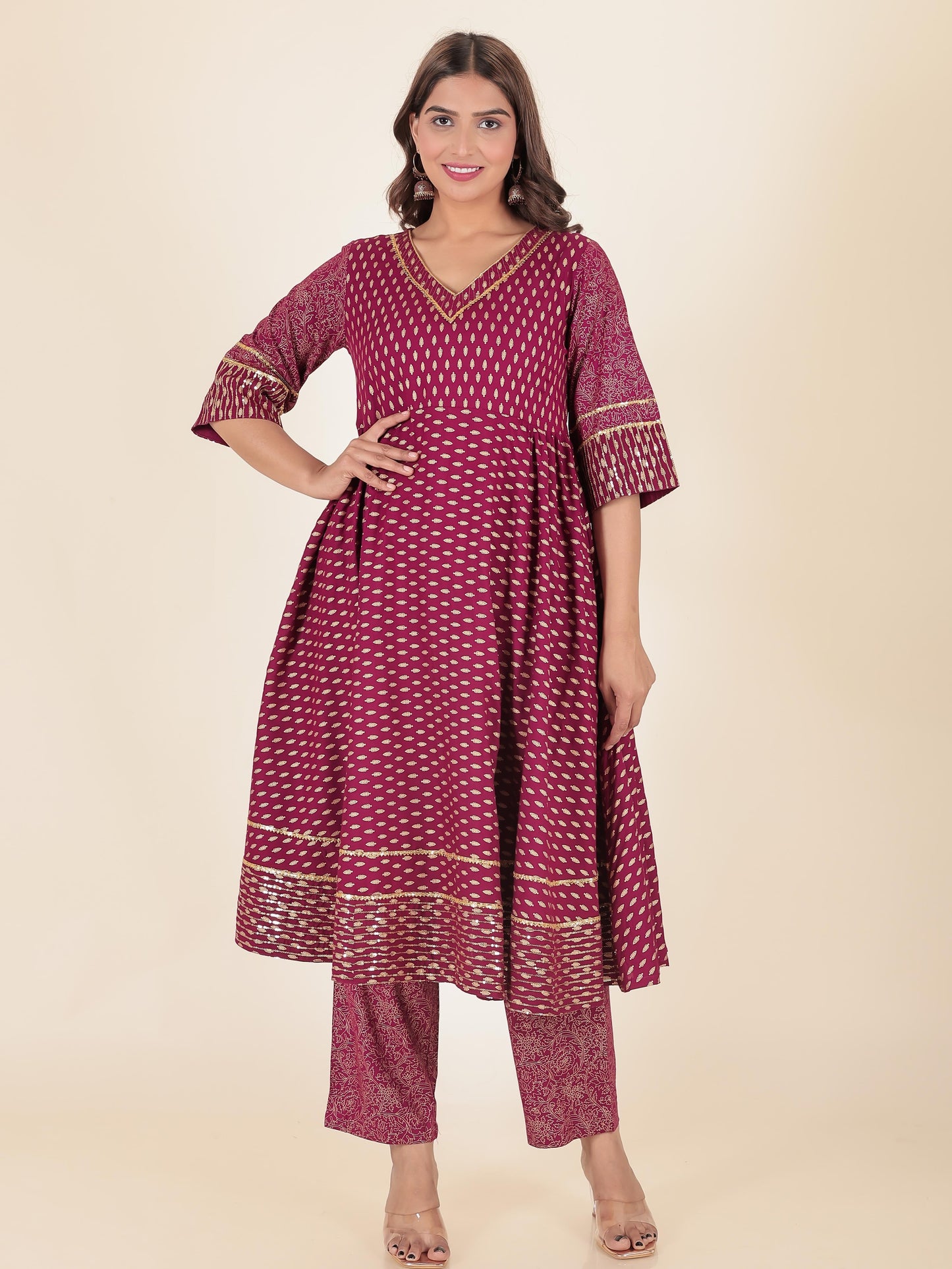 Rayon Block Kurta