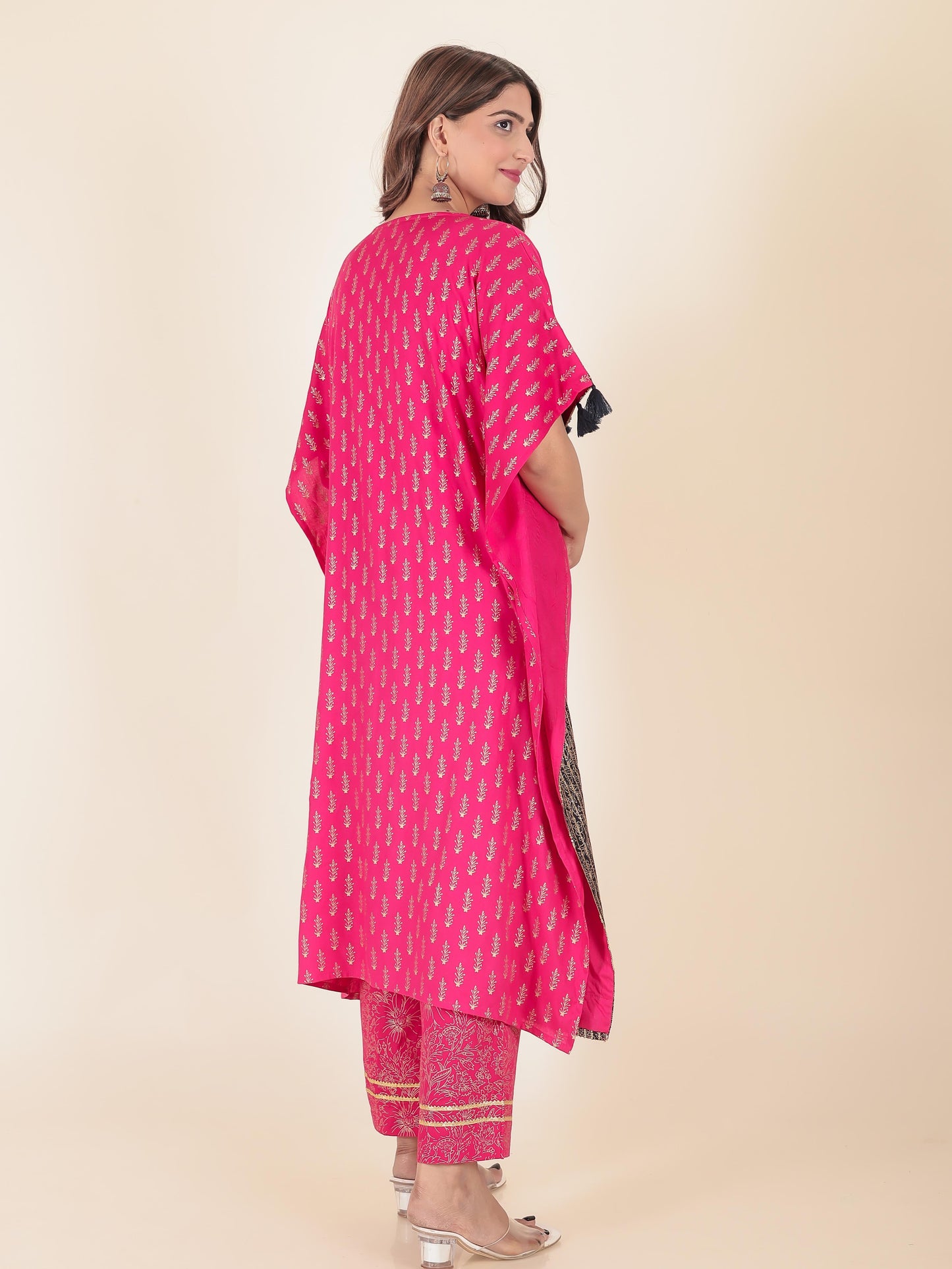 Rayon Gold foil Kurta