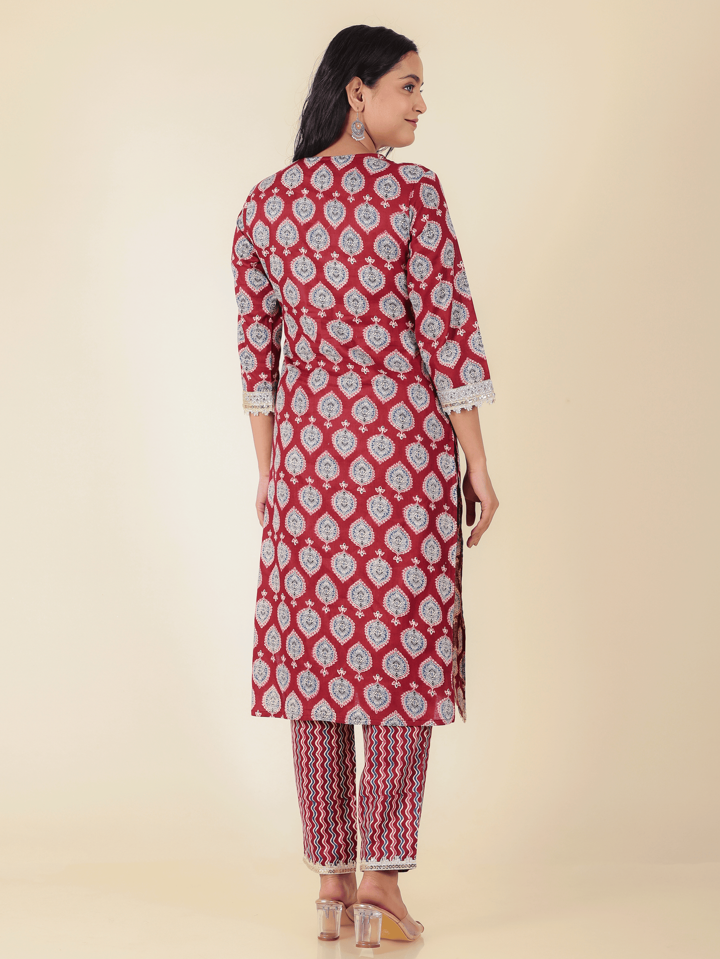 Soft Cotton Floral Kurta