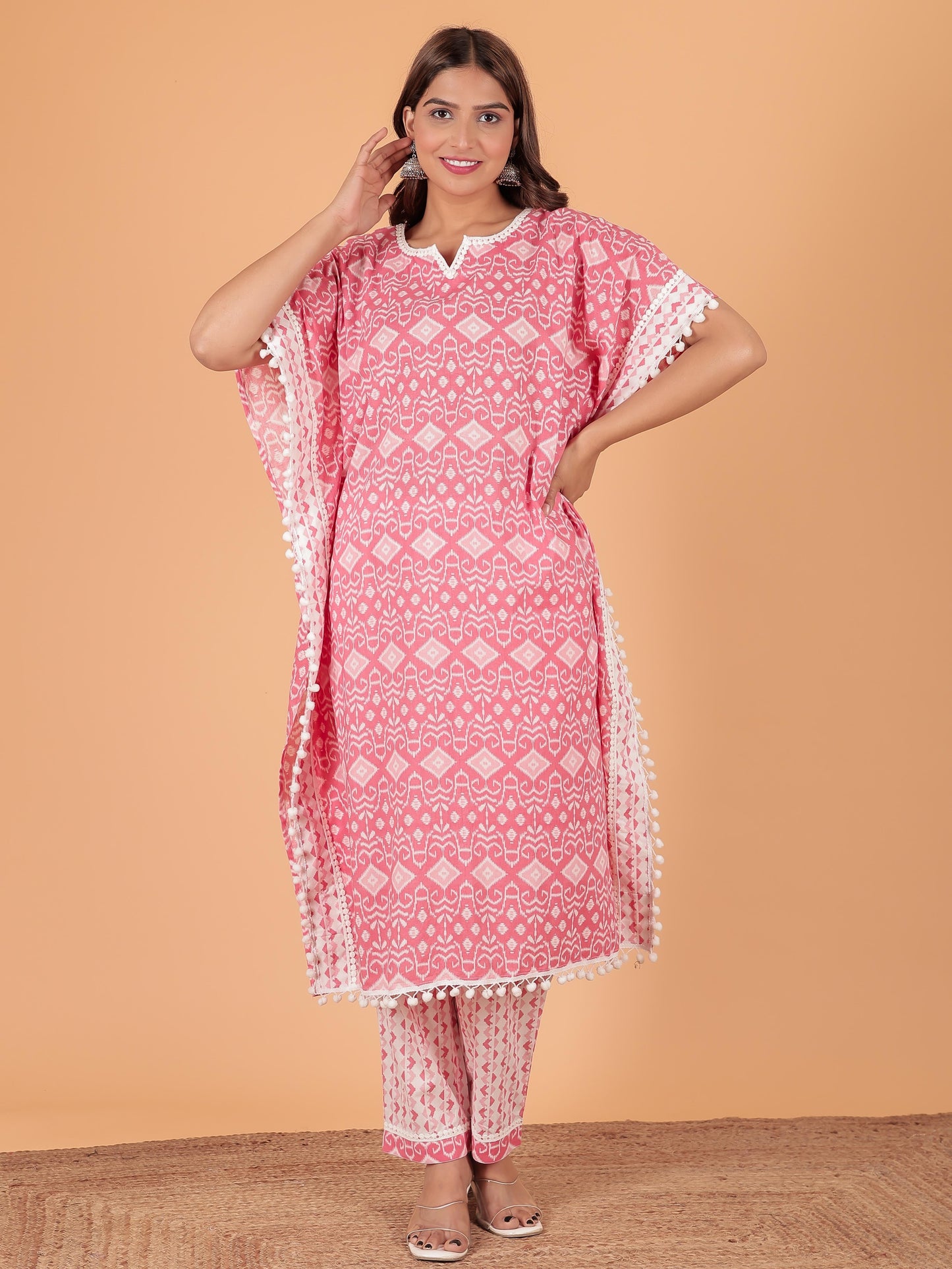 Soft Cotton Ikat Kurta