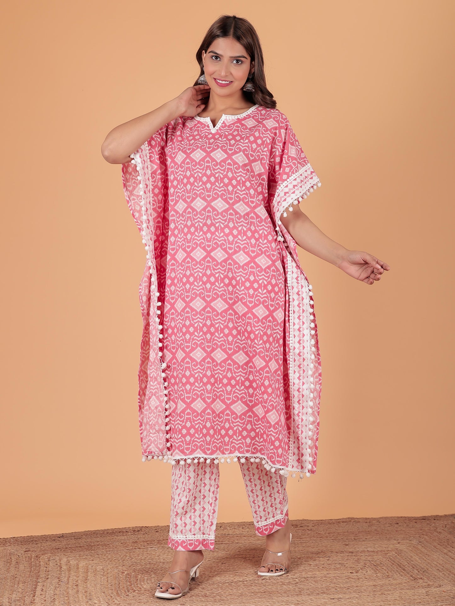 Soft Cotton Ikat Kurta