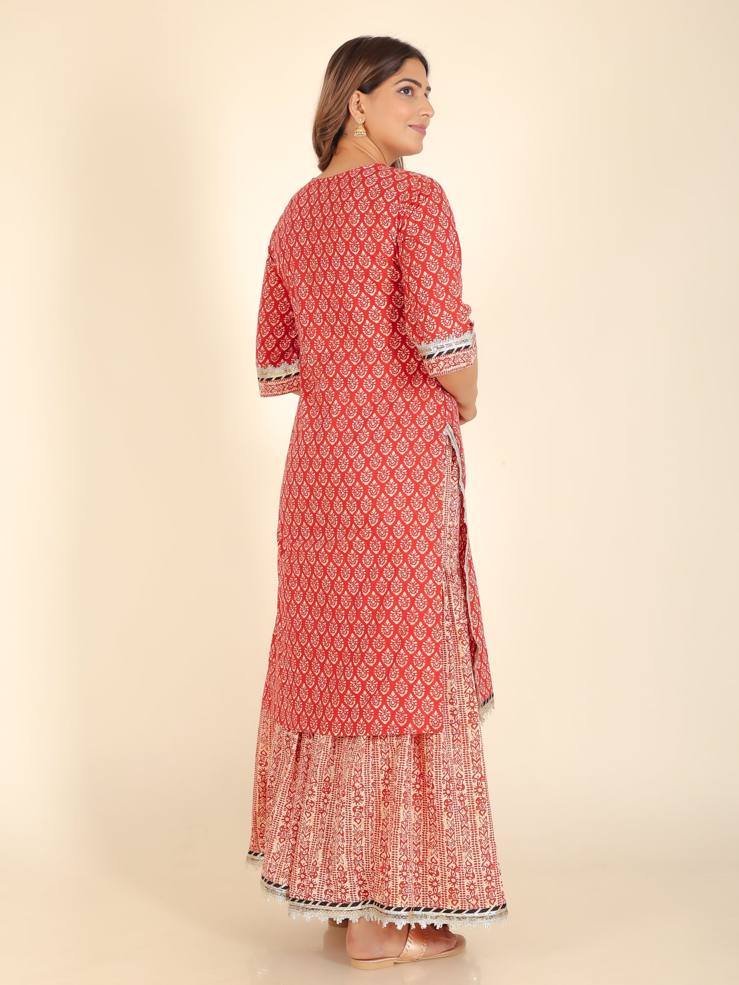 Soft Cotton Block Kurta