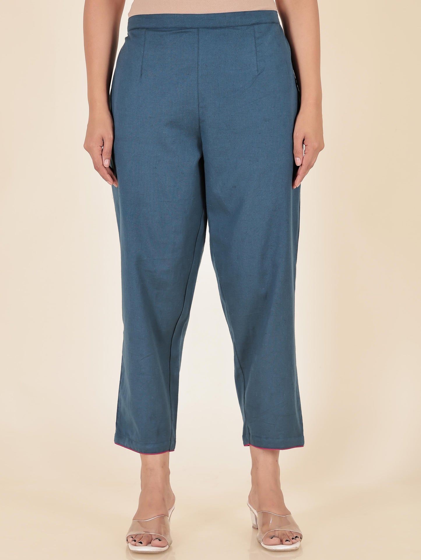 Linen Cotton Solid Pant