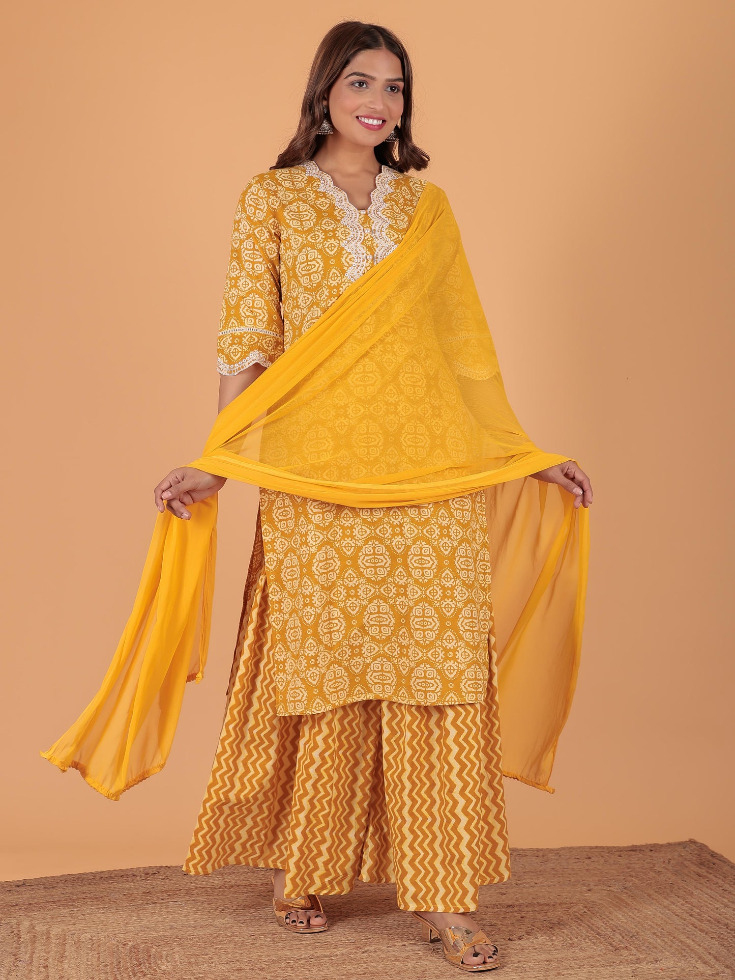 Solid Chiffon Dupatta