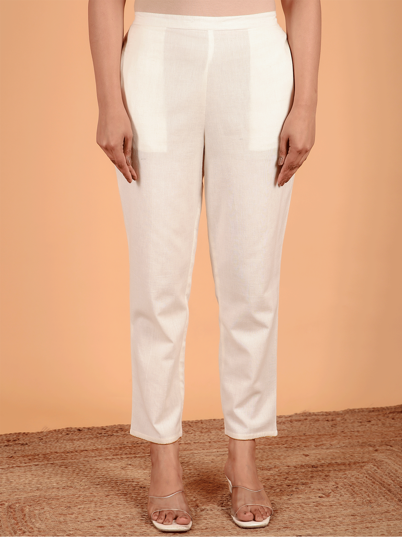 Linen Cotton Solid Pant