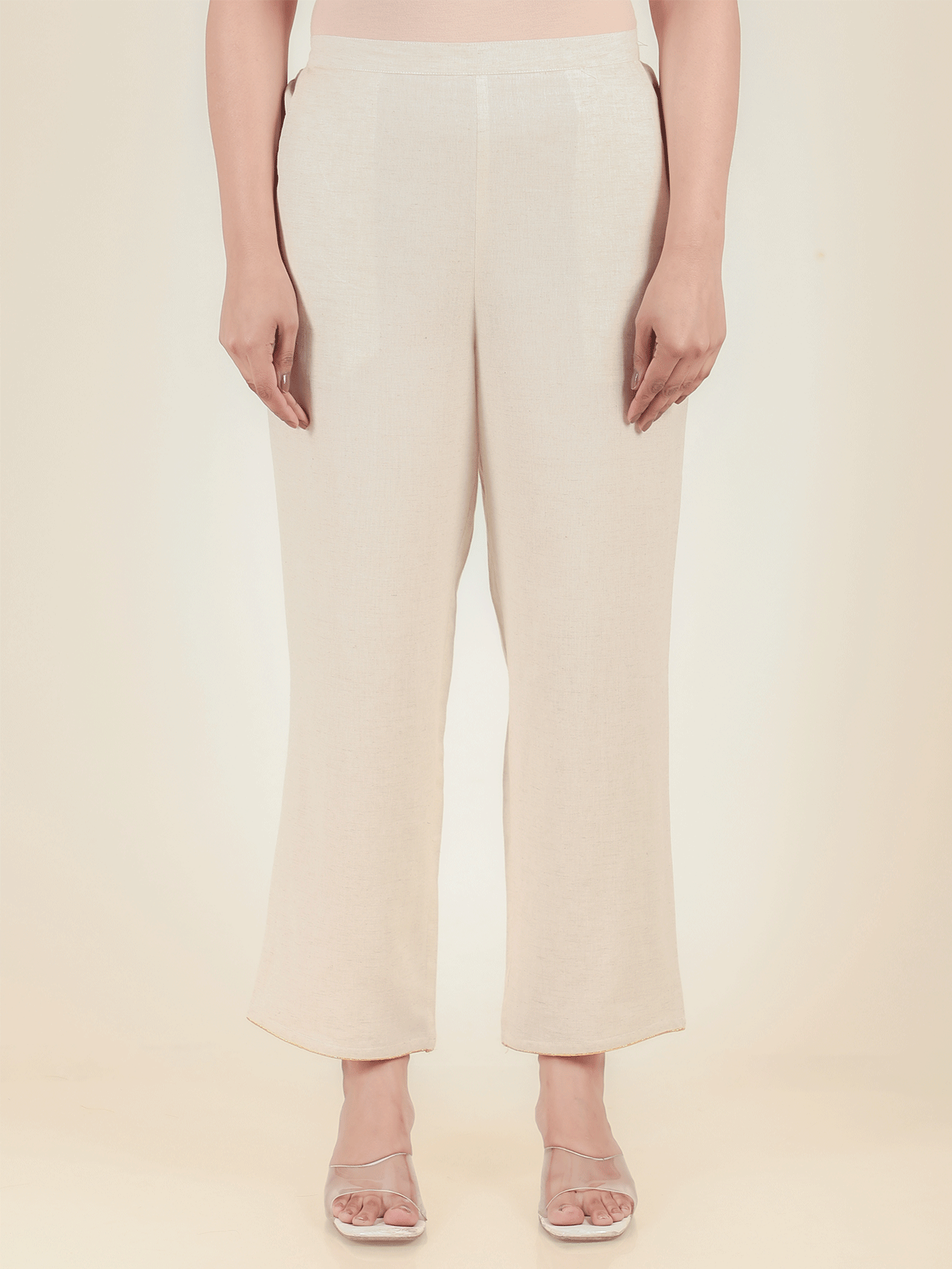 Linen Cotton Solid Pant