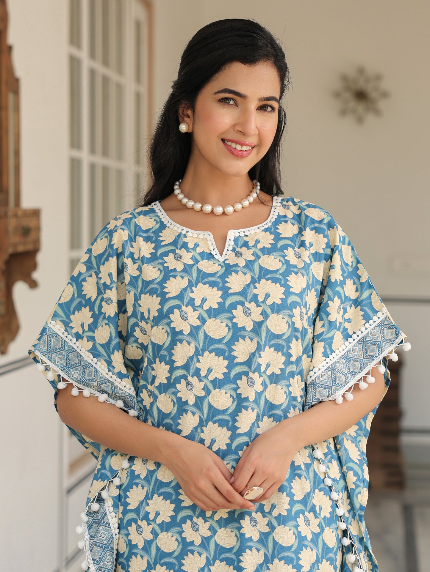 Soft Cotton Floral Kurta