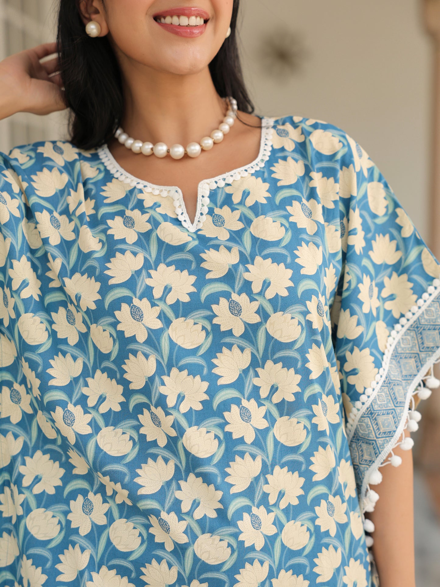 Soft Cotton Floral Kurta