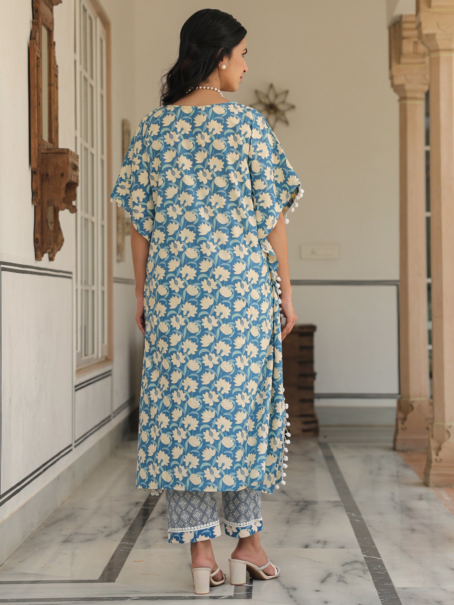 Soft Cotton Floral Kurta