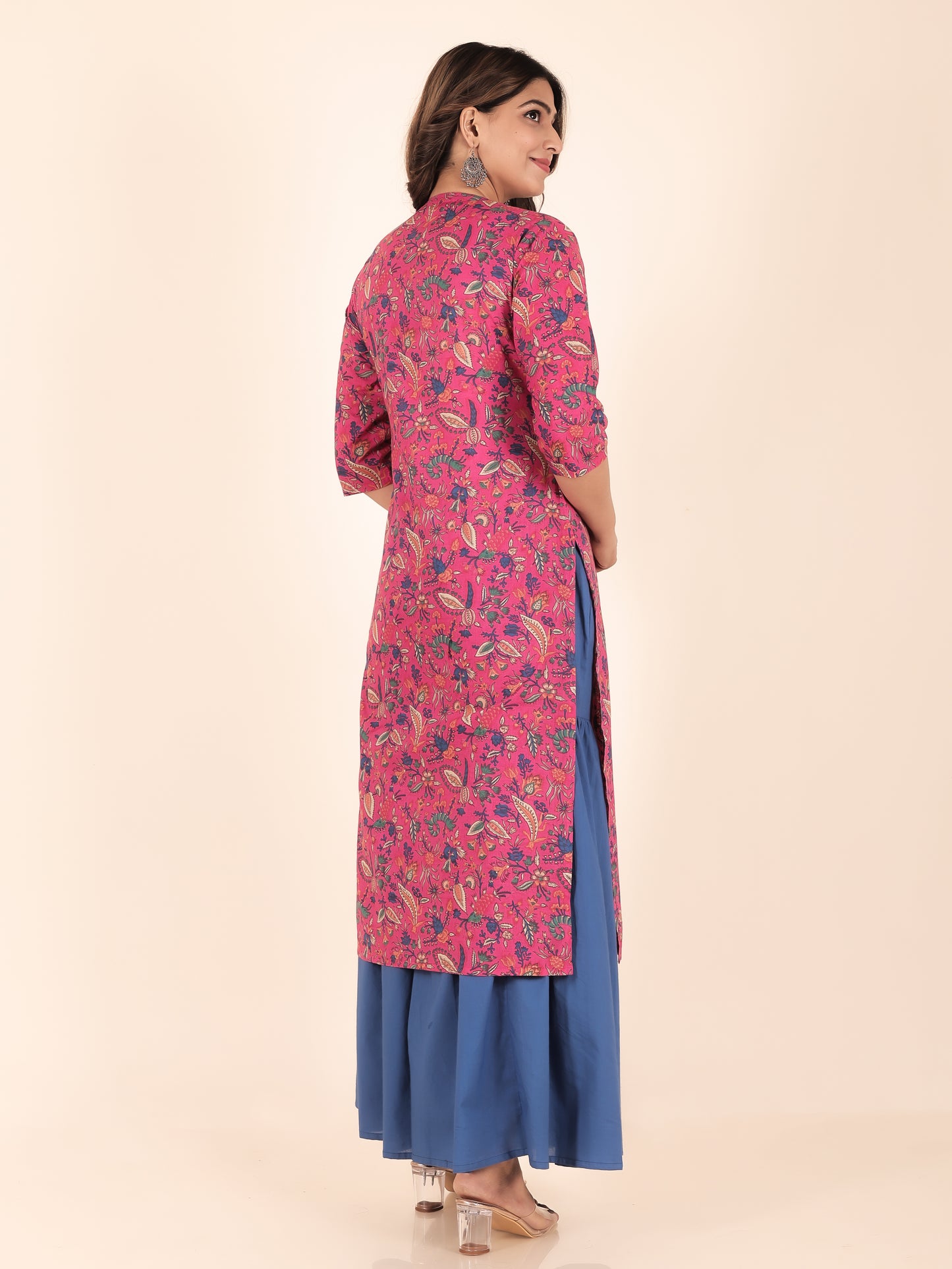 Soft Cotton Foliage Kurta