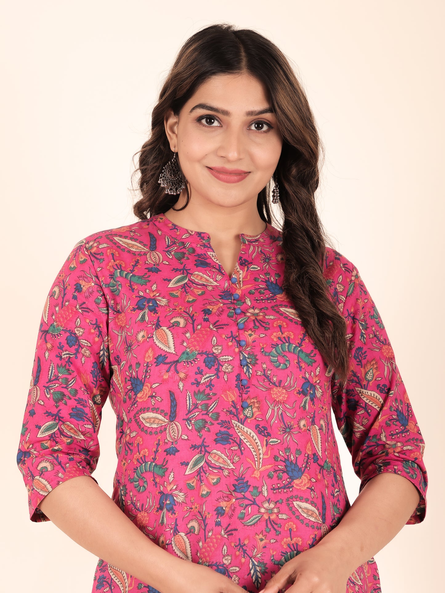 Soft Cotton Foliage Kurta