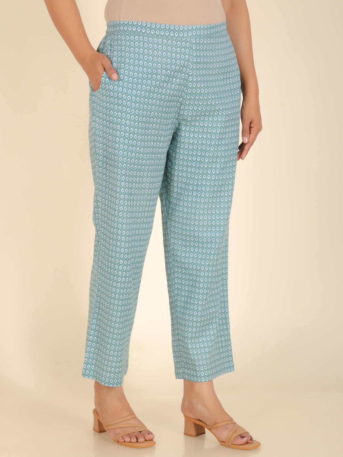 Soft Cotton Abstract Pant