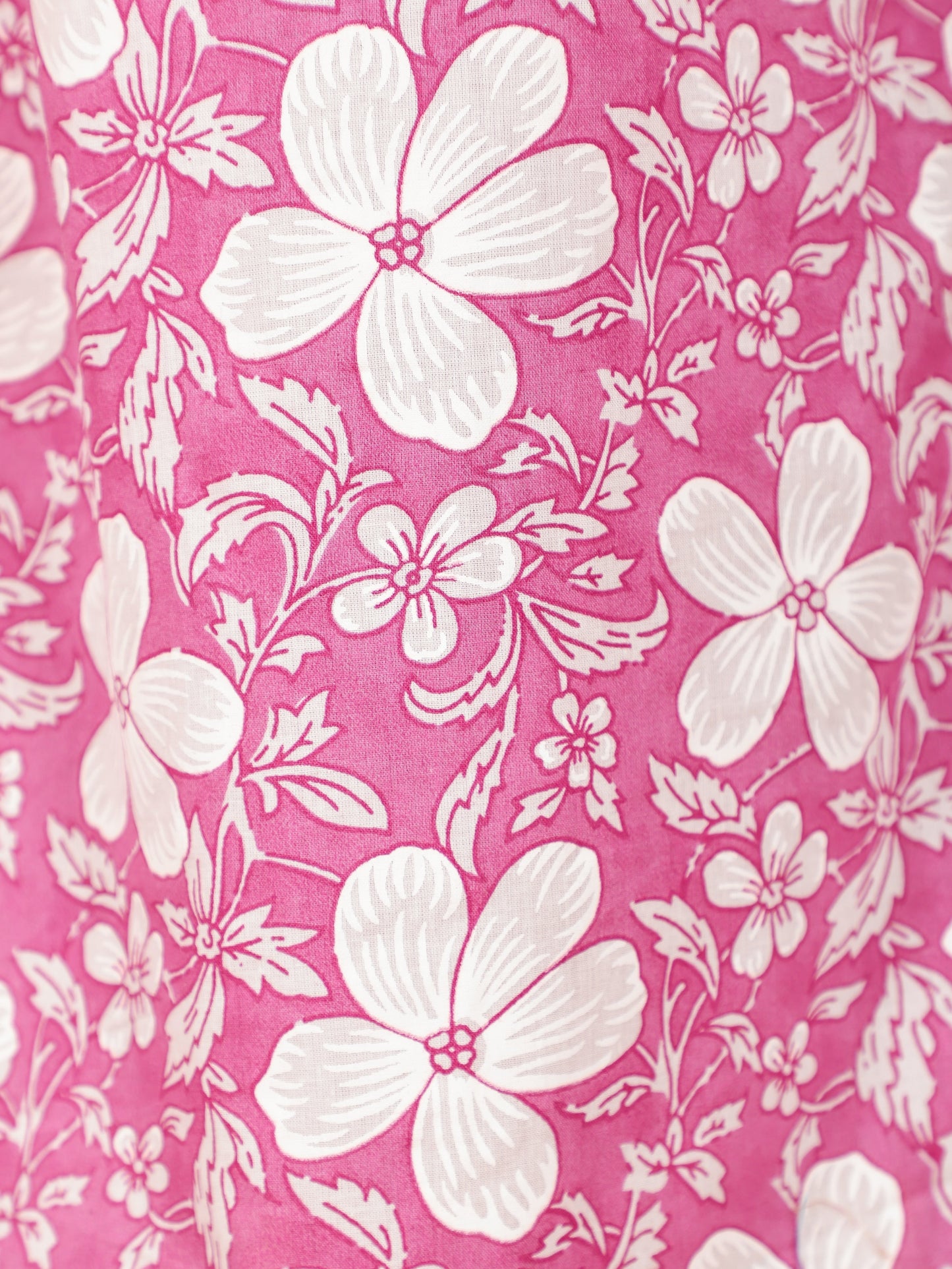Soft Cotton Floral Panelled Pink Kurta