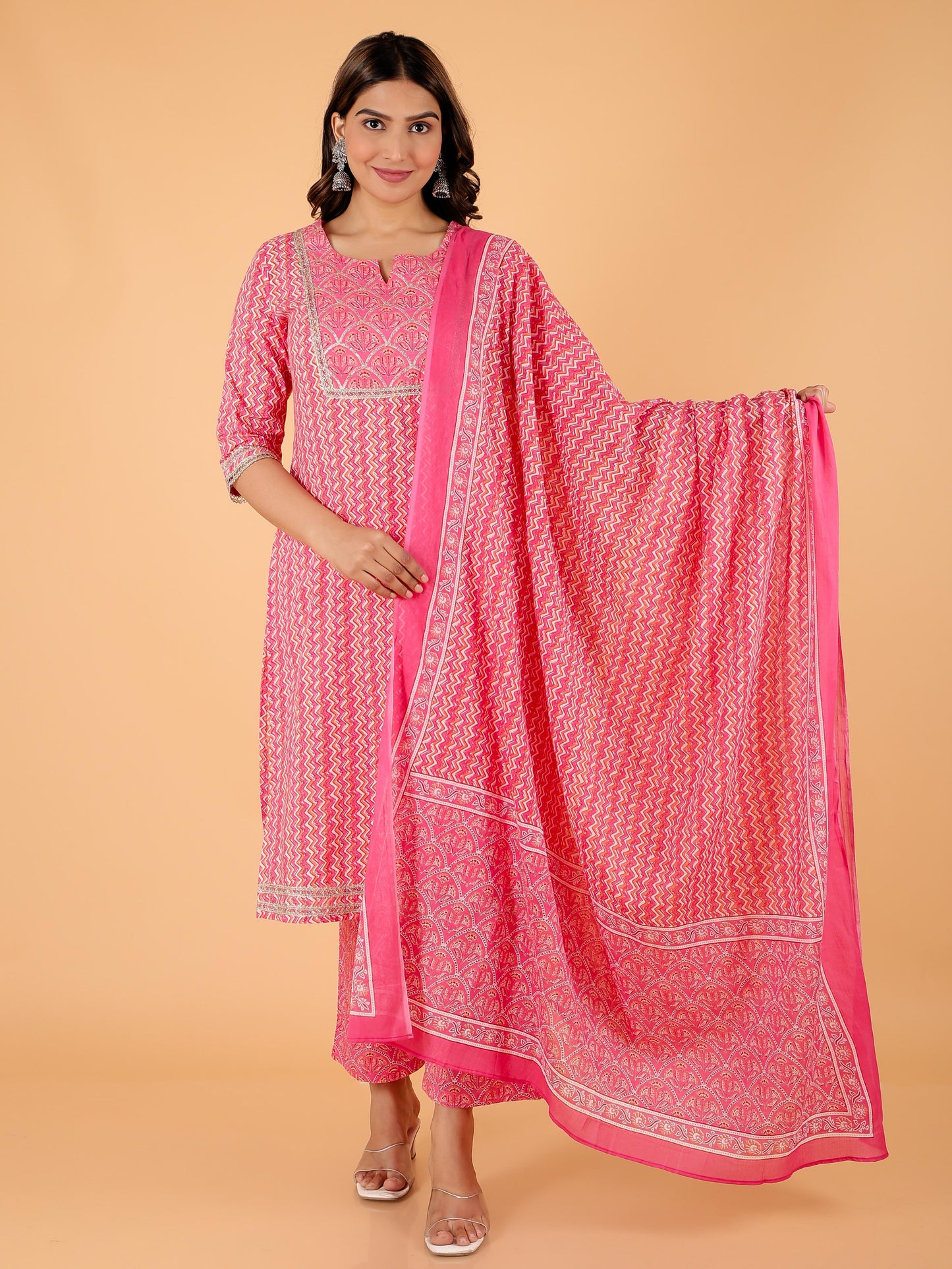 Soft Cotton Cheveron Dupatta