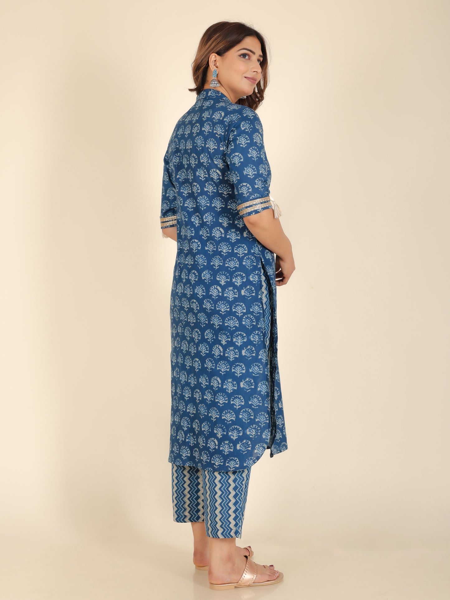 Soft Cotton Floral Kurta