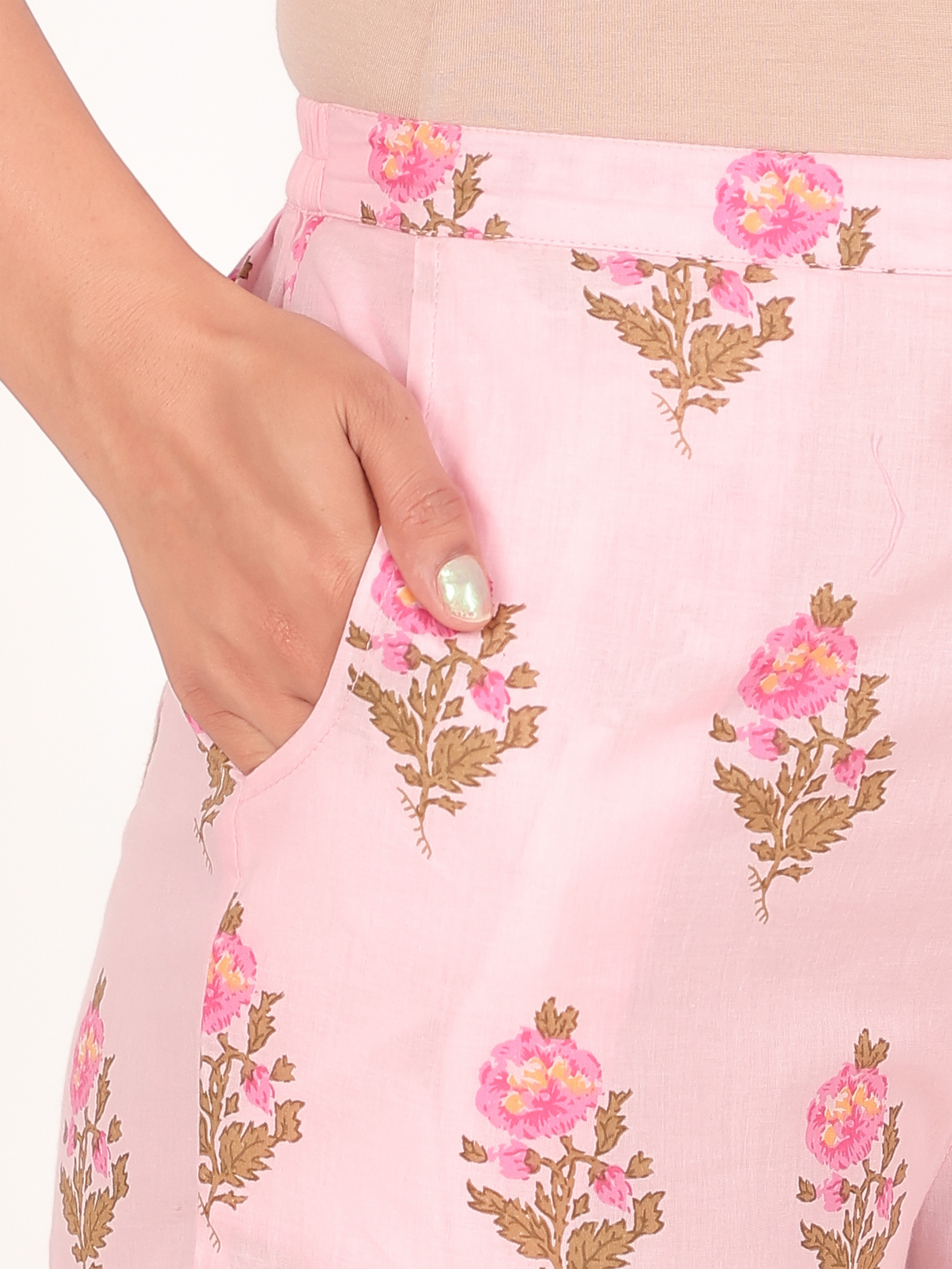 Soft Cotton Floral Kurta