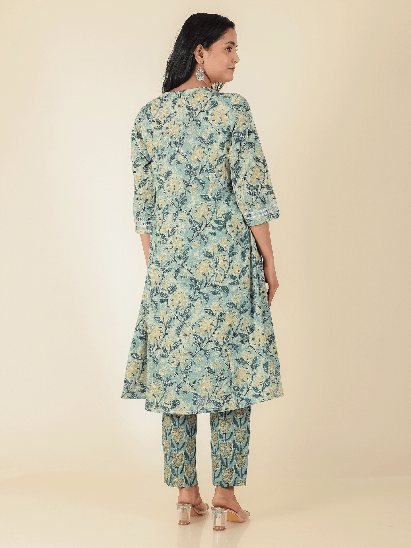 Soft Cotton Floral Kurta