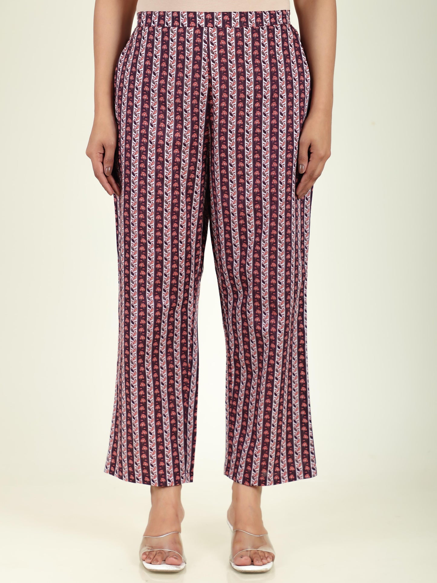 Soft Cotton Striped Pant