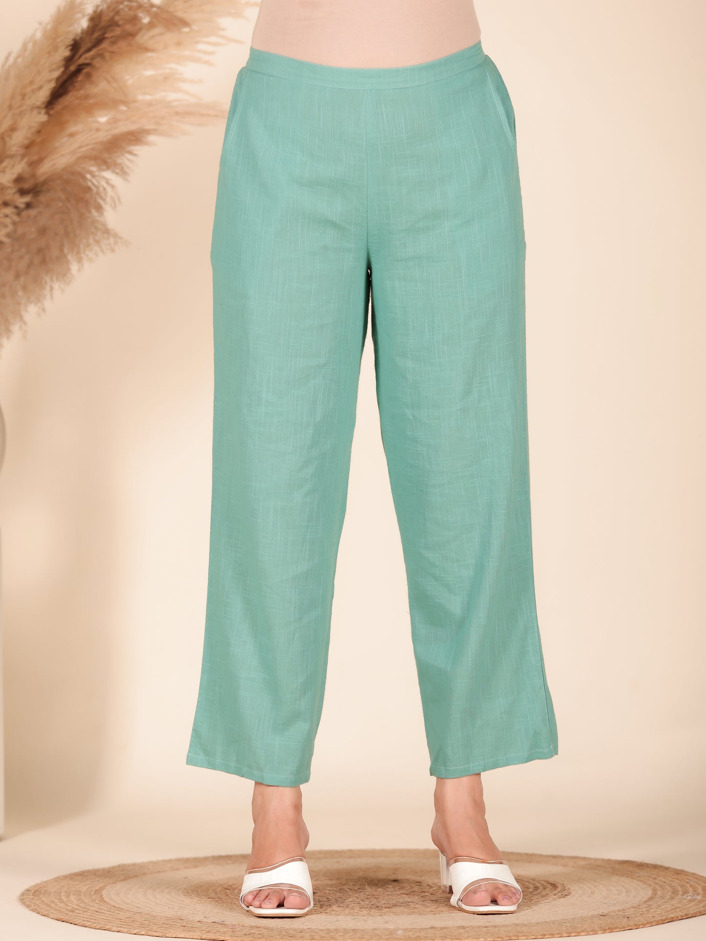 Khadi Cotton Solid Pant