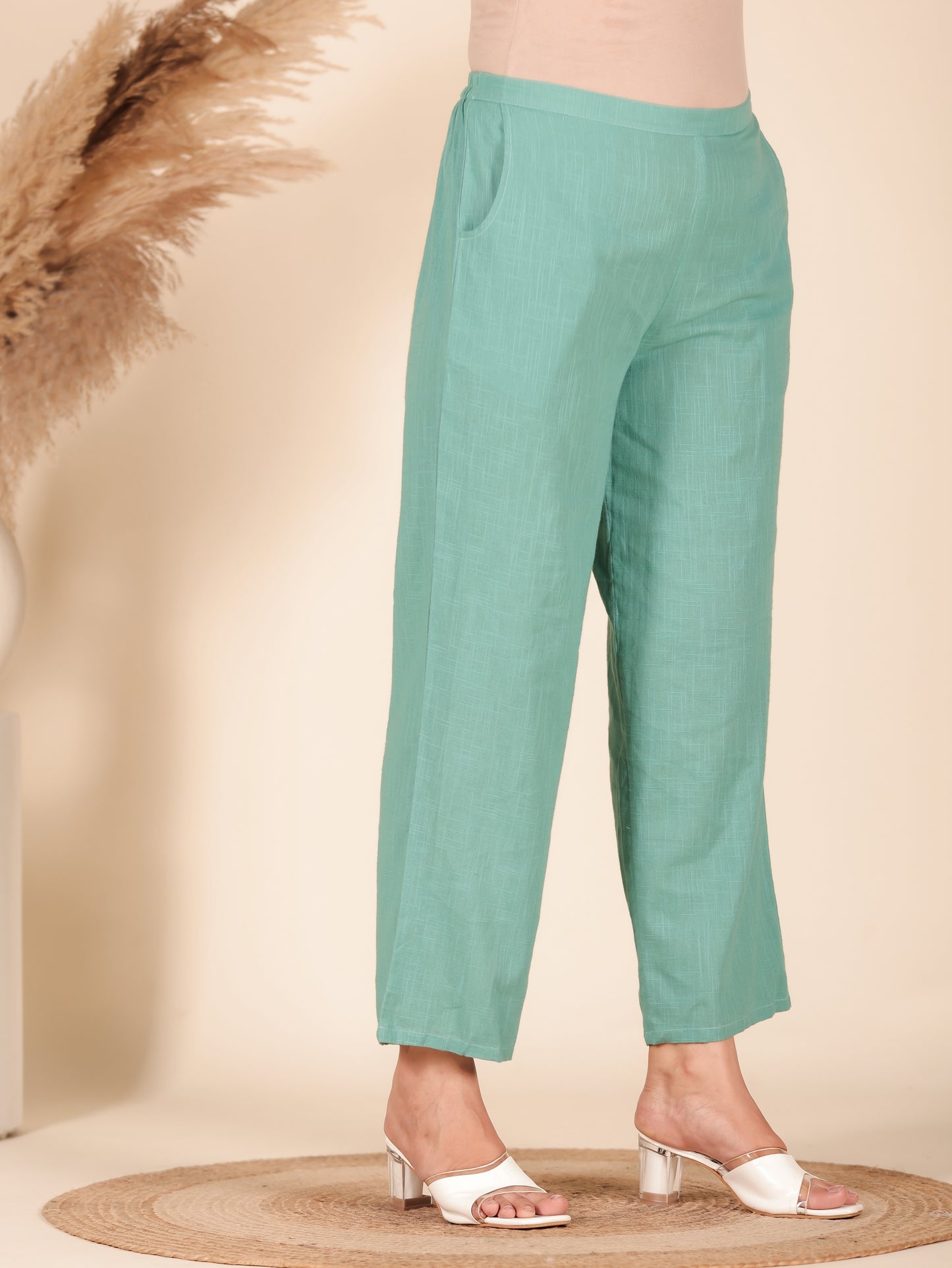 Khadi Cotton Solid Pant